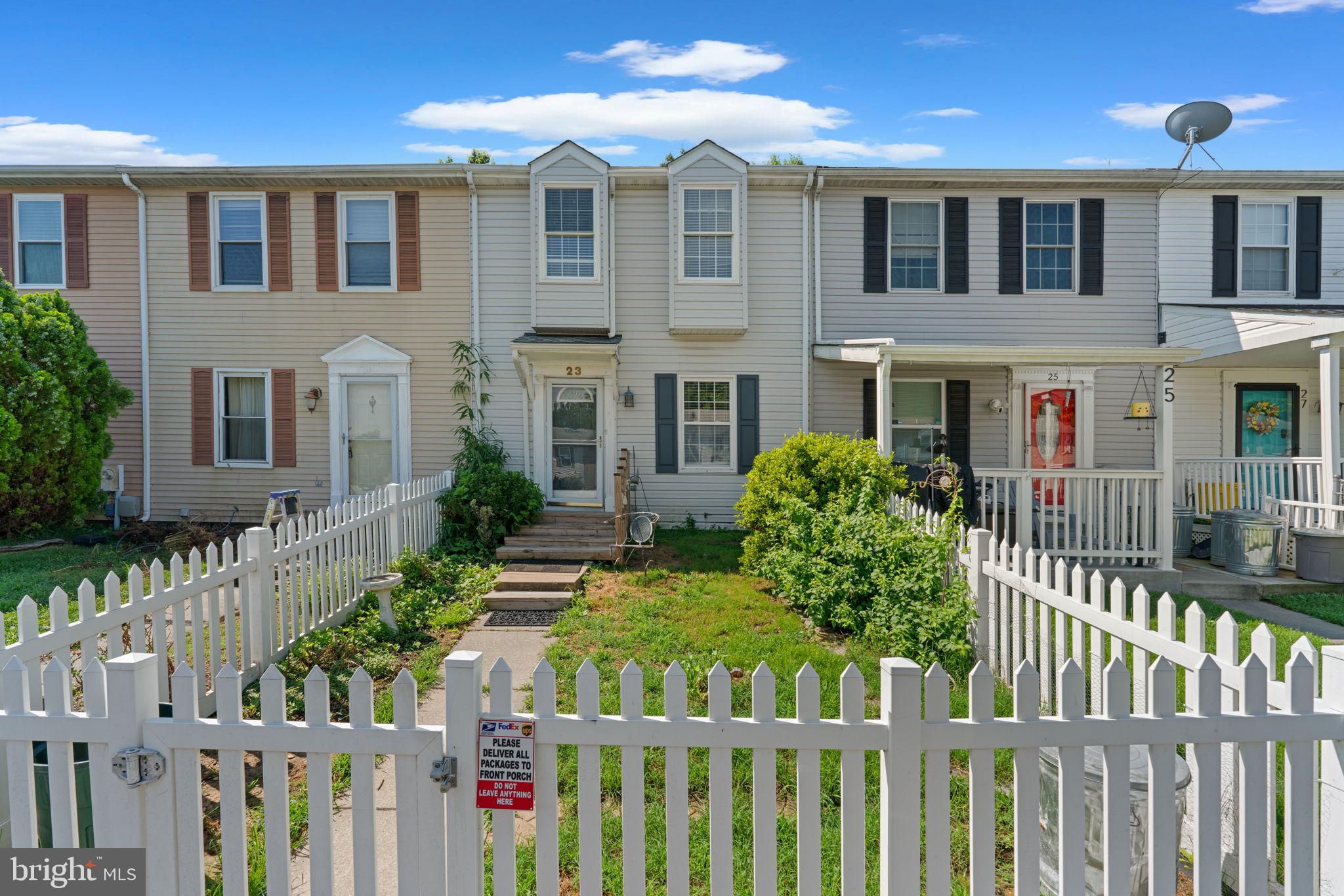 Well-maintained 3-bedroom, 2-bath townhome in the heart of Middle River with no HOA! This home offers a spacious layout, bright living areas, and a private backyard—perfect for relaxing or entertaining. Conveniently located just minutes from local shopping centers, dining, and major commuter routes. A great opportunity for first-time buyers or investors looking for value and location! Home sold as-is.