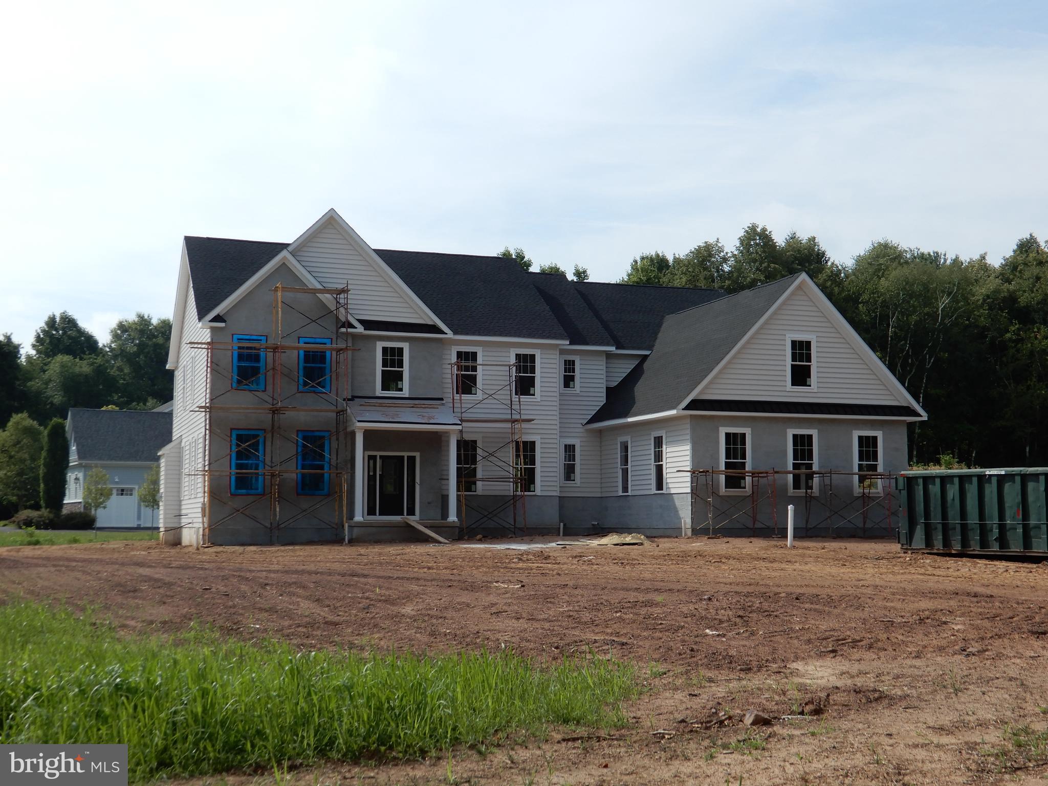 New Construction - Northampton Township and Council Rock School District. Construction has started on the final home in Northampton Glen. This Lexington model will feature 10' ceiling height on the first floor, 9' ceiling height on the second floor, tray ceiling in the Owners Bedroom Suite with a 60" fireplace, upgraded trim package and two story family room with coffered ceiling and rough plumbing in the basement for future bathroom. The first floor is further enhanced with a full bathroom and powder room. This community consists of four custom homes with a minimum lot size of 1 acre with public water and sewer located on a beautiful cul-de-sac street. Quality construction and customizing by local esteemed builder, Toner Homes. Located across from one of the most beautiful farms (18+ acres) in Northampton Township that has been preserved for future generations to enjoy. Call today for more details.