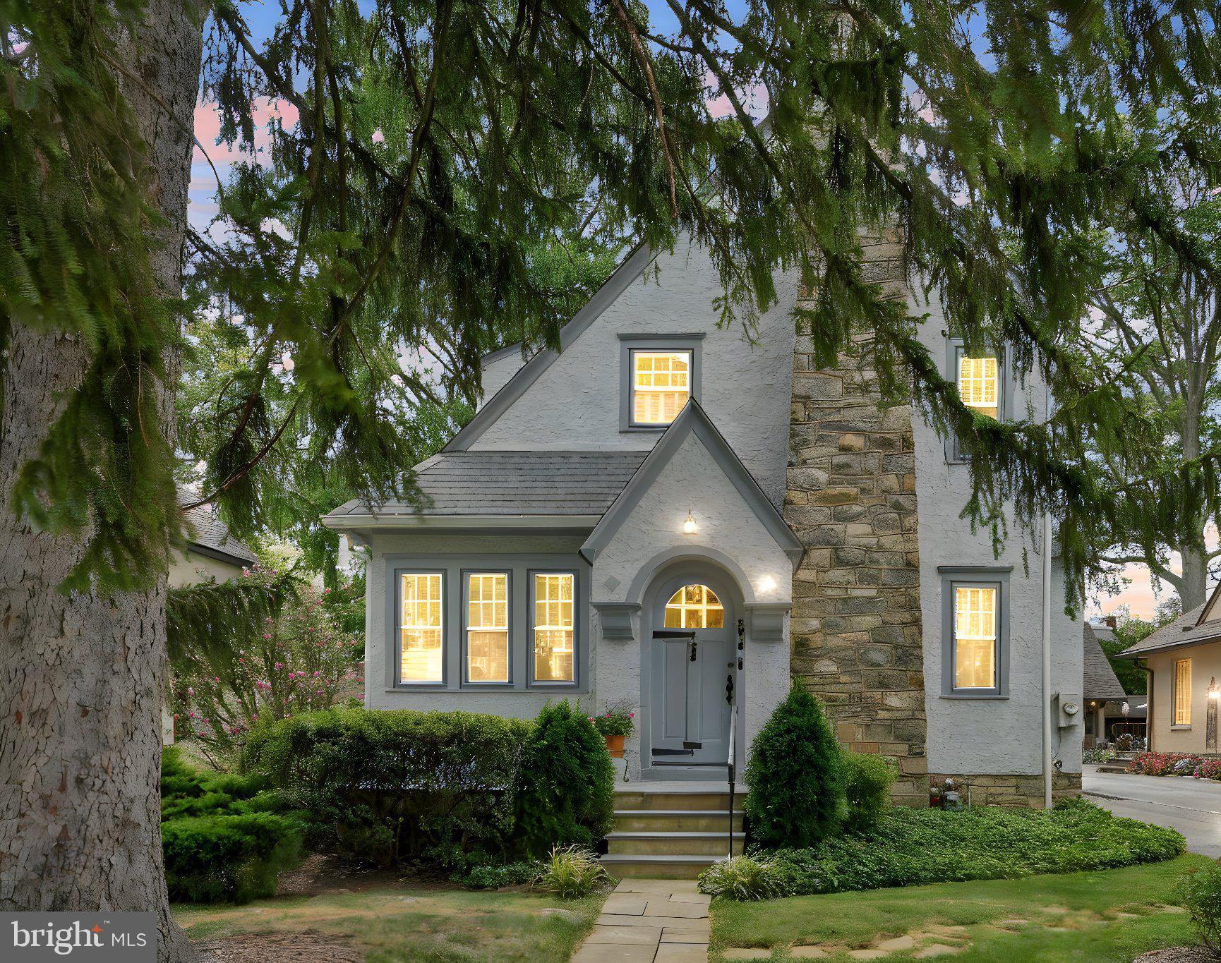 Charming Cotswold Cottage in Paddock Farms. Welcome to 2616 Prescott a storybook home blending timeless character with modern comfort Step through the entry into a cozy living room with a classic fireplace, perfect for cool evenings. The first floor also features a sunlit office, formal dining room and updated kitchen with exit to deck and spacious family room that opens to a wrap around deck- ideal for entertaining or relaxing outdoors. Upstairs you'll find 3 bedrooms and 2 baths. Additional highlights include central air, a full basement and a a detached garage. All set in the heart of one of Havertown's most desirable neighborhoods, close to parks, schools and transportation. Don't miss this Paddock Farms gem!