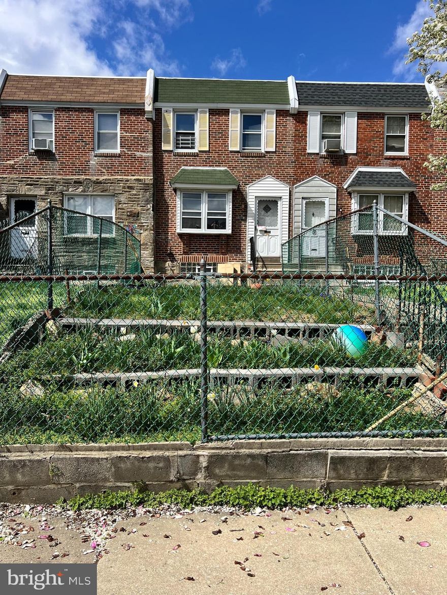 The property is back on the market! The previous buyer was unable to complete mortgage processing, so it's active once again. The home is currently vacant, making it very easy to schedule showings at your convenience. Investors and first time home buyers,  don’t miss this opportunity!

This 3 bedrooms, 1 and half bath row home boasts a spacious front yard, basement, and rear driveway parking.  There's an additional piece of lot in the back of this building that can be your gardening bonus. 
First floor features a nice living room, half bath and a dinning room. With laminated flooring T/O first and 2nd floor. 2nd floor with 3 nice size bedrooms and a full hall bathroom. 
Very convenient location,  half block away from the supermarket and restaurants and transportation.  
The property is being sold in its current 'as-is' condition, with no warranties or repairs to be made by the seller."