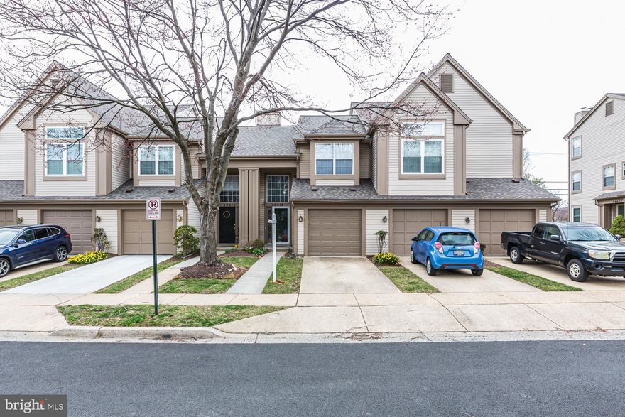 Open House on Sat March 26th 1-3pm only. Offer deadline 6pm on Monday March 28th.
Beautiful two-level move-in ready condo-townhouse with 1-car garage in the heart of Germantown. Stunning white porcelain tiles on the first floor, and bamboo flooring on the second floor. It is one of the homes in the community that replaced the original water pipes. Chandelier and white wall and darker stairs handles combination at the entrance bring a sophisticated look to the space. Fireplace with mantle located at the center of the first floor makes the living and dining area cozy. Neutral color wall paint throughout the house. Kitchen has large windows, continued white porcelain tiles with darker cabinets, and stainless steel appliances. Upstairs features a large primary bedroom with updated bathroom, vaulted ceilings and large walk-in closet; and a secondary bedroom with en-suite bathroom and walk-in closet. No carpet in the house. Washer and dryer unit is located near the half bathroom and near the door leading to the garage on the first floor. The house is conveniently located, close to I-270 exit 13A, Route 355, Montgomery College Germantown Campus, Hoy Cross Germantown Hospital and grocery stores and restaurant.