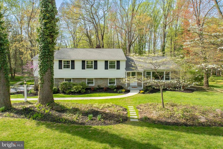 Welcome to 1619 Margo Lane—a thoughtfully renovated home tucked into a quiet neighborhood just minutes from vibrant West Chester Borough. With a blend of modern upgrades, flexible living space, and situated on a beautifully landscaped 1 acre lot with peaceful outdoor surroundings, this home offers comfort and convenience at every turn.
Step inside to fresh paint throughout and refinished hardwood floors that carry across the main floor and upstairs, including all four bedrooms and a dedicated home office. The updated en-suite bath and renovated hall bathroom both feature clean, modern finishes that elevate daily living.
At the heart of the home, the spacious sunroom addition extends just off the updated kitchen—surrounded by windows and overlooking a private backyard with a tranquil stream. Whether you're hosting or relaxing, this space brings the outdoors in, year-round.
The lower level offers even more room to spread out. A cozy den featuring a stone wood burning fireplace provides the perfect space to unwind, while the full in-law suite—with its own private entrance, new kitchenette, and separate living area—adds flexibility for guests or multi-use living. Both lower level spaces are finished with new carpets for a fresh, welcoming feel.
Additional highlights include brand new windows and doors flooding the entire home with natural sunlight, a newer roof,  new gutters, freshly painted siding, brand new walkway, repainted deck and a newly sealed driveway—ensuring curb appeal, energy efficiency and ease of maintenance.