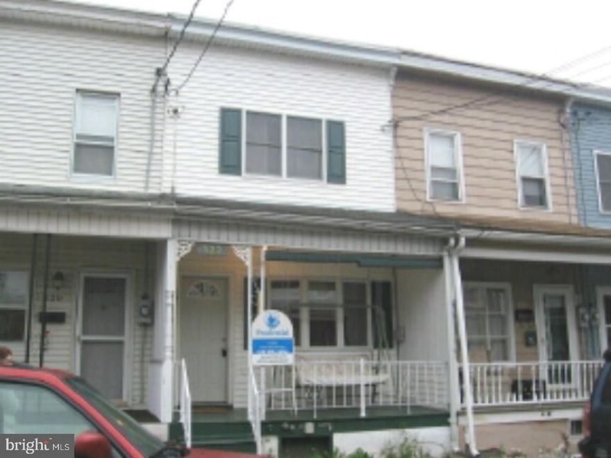 Great Starter Deal!Cozy,well maintained row home.Clean condition. Great Investment property.New electric hot water heater(2011).Anderson windows, radiators thru-out home.All appliances remain with sale.Fenced-in backyard & shed.Possible off street parking in rear with the removal of back portion of fence. Property sold in an as is condition.  Mailing Address Continued: Frackville