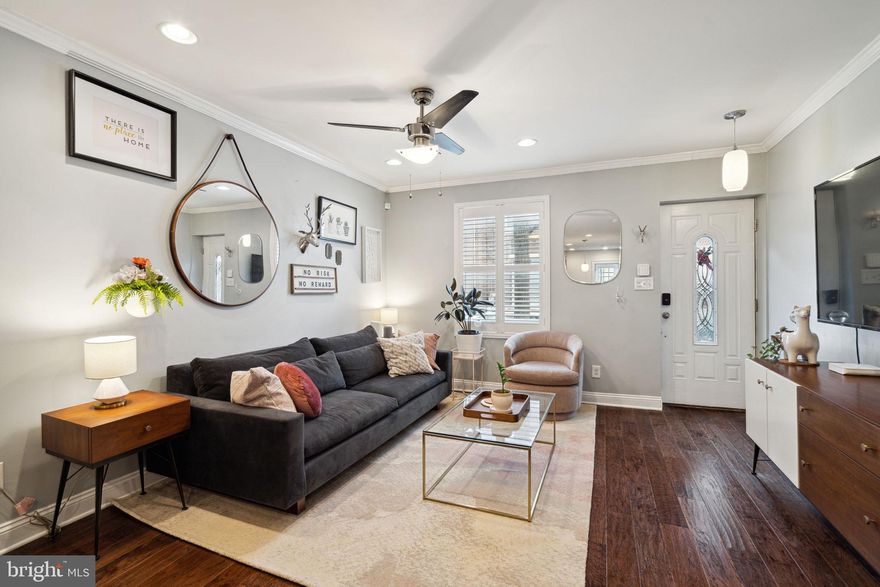 Introducing this stunning three-bedroom, two-and-a-half-bathroom home, perfectly situated in the middle of a charming block, and now seeking new tenants. The main floor has been thoughtfully designed to maximize both living and dining space, boasting a tasteful layout. As you enter, you'll notice a conveniently located half bath, while the chef's kitchen is equipped with additional cabinets and adorned with elegant granite countertops, providing ample workspace. From there, step through the door onto your expansive patio, perfect for outdoor relaxation and entertaining.  Descend to the finished basement, where you'll find ceilings over six feet in height. This lower level features a full bathroom, complete with all the necessary amenities, a laundry closet equipped with a full-size washer and dryer, an HVAC closet, and a dedicated water heater closet, ensuring your comfort and convenience.  As you ascend to the top floor, you'll discover the spacious primary bedroom, offering a retreat-like atmosphere. The top floor also features a second full bathroom, complete with a shower/tub combo and a cleverly positioned ceiling window, infusing the space with natural light. Additionally, two cozy bedrooms are nestled on this floor, each featuring its own closet and ceiling fan.  For pet lovers, rest assured that furry friends are welcome with the landlord's approval.  Near SEPTA bus stop 7 & 17.  This magnificent home will be available for occupancy starting July 3rd. Don't miss out on this exceptional opportunity.