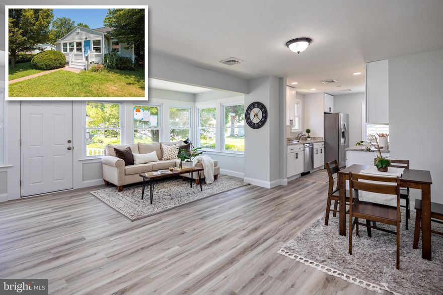 PICTURE PERFECT RAISED RANCHER WITH FINISHED BASEMENT! Enter into your bright and airy living area with new luxury vinyl plank flooring the seamlessly flows throughout the living, dining and kitchen areas.  Enjoy a brand new kitchen with custom white shaker cabinetry, granite counter tops and stainless steel appliances.  On the main level are three bedroom and a full renovated bathroom.  The basement has been finished and features a large additional living area and a second full renovated bathroom. Enjoy a very large, flat and fenced back yard which is perfect for relaxing.  This house has so many updates... new windows, new roof, new HVAC, all new flooring and paint and so much more!  All work has been performed with permits and by licensed professionals.  House is vacant and easy to show so schedule your showing today!