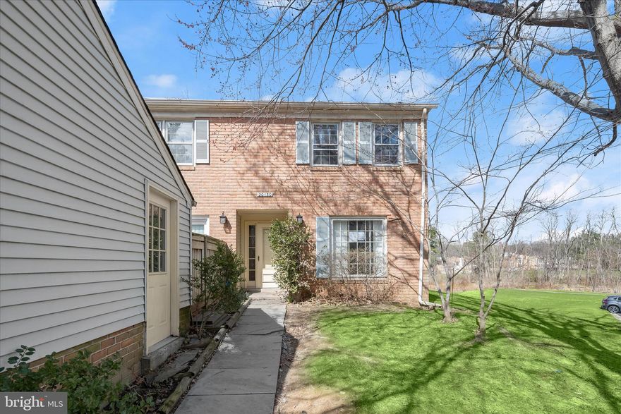 Size, convenience, location...this one has it all! Great opportunity for a buyer who is seeking to make their own upgrades in great community which includes tons of greenspace and access to multiple parks. As you enter, you will see that this home offers lots of space for a starter family, for a growing family or for empty nesters who are seeking something more cozy. This oversized end unit townhouse offers a private enclosed backyard with patio, which is a great space for entertaining! There is also a front detached one car garage - great for easy parking but there is also more public parking in front of the home. The formal 2-story living room seamlessly flows to the dining room and also to the sliding glass doors that leads to the fully fenced backyard. There is an additional room that can be used as an office space or an additional bedroom for guest as it offers its private half bath. Upstairs, discover three generously proportioned bedrooms, including the primary suite boasting its own bathroom, and an oversized walk-in closet. Across the hall you find the hallway full bath. With all bedrooms conveniently located on the upper level, this home offers the coveted layout desired by many. The basement has lots of space to finish and would be ideal for a home gym or for an in-law suite. This home is nestled within a short driving distance to the vibrant North Creek Community, enjoy access to amenities such as a community pool, athletic courts, playgrounds, and more. For outdoor enthusiasts, North Creek Lake Park awaits just under 1/2 mile away, offering picturesque views and scenic hiking trails. Convenience meets luxury with a plethora of nearby grocery stores, shops, dining options, and transportation hubs all within easy reach. Discover Gaithersburg’s premier shopping and dining destinations just 7 miles away at RIO & The Kentlands.