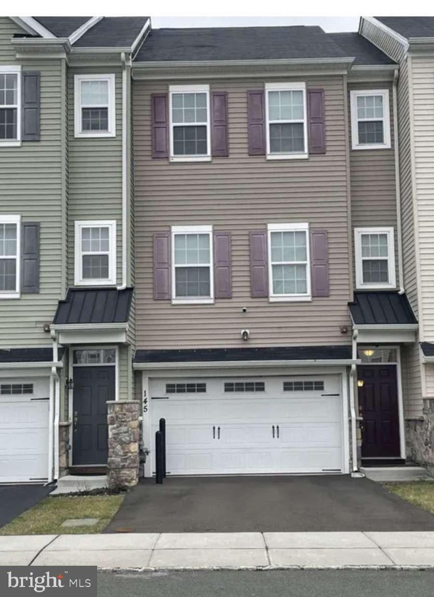 Beautiful 3 story townhouse on 145 Mercer ct is 1,960 square feet ! The stunning townhouse was build in 2016 and is move in ready condition 1/2 car garage leads to a fully finished basement which contains your family room and private outside entrance it also could be uses as office or gym. The main level is contains a spacious open floor plan with lovely living room, spacious dining room, luxurious kitchen and half bathroom with 9 foot selling . The second level features three generously sized bedrooms and two full bathrooms. The master suite is out of this world with walk in closet and a full bathroom ensuite. This amazing property is located just minutes away from Oxford Valley Mall and has the best access to shopping, restaurants, 195, Turnpike and New Jersey. Schedule your showing today and make 145 Mercer Court yours !!!!!!1