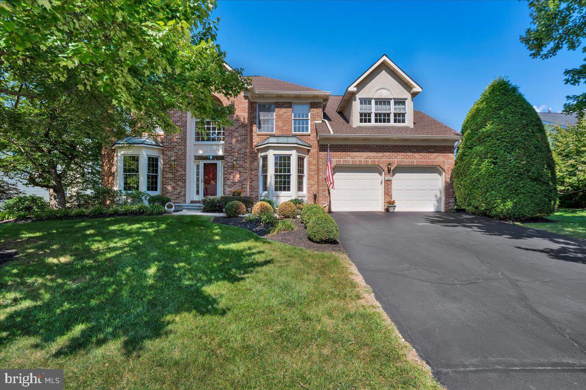 You will enjoy fabulous Sunsets year round in the special setting of this home overlooking the 16th fairway of the tree lined PineCrest Country Club. Entering this updated Colonial you will experience an elegant two story foyer with an abundance of natural light, beautiful hardwood floors, crown molding and impressive woodwork. The formal living room and dining room with hardwood flooring is on your left and the office/study is on your right, all with large windows, recessed lighting and crown molding. Ahead is the updated kitchen and breakfast area with newer solid cherry cabinetry, granite countertops, subway tile backsplash, a new and enlarged island with beadboard wrap with 3 stools, recessed lighting, a ceiling fan, crown molding and hardwood flooring. The spacious kitchen is open to the family room which has a brick fireplace with gas insert, recessed lighting and crown molding and both rooms have a sliding door leading to the massive deck. The laundry room off the kitchen includes custom cabinetry with a stainless steel single sink. Completing the main level is a half bath.
The hardwood flooring continues up the stairs and through the hallway to the 4 bedrooms all of which have new carpeting and recessed lighting. Double doors open to the huge main suite which runs from the front to the back of the house. This bedroom includes a tray ceiling, a ceiling fan, one walk-in closet and one large traditional closet. The main bath has a ceramic tile floor, newer cherry cabinetry with double sink and updated fixtures and includes a shower as well as a jetted tub. The other 3 bedrooms include large closets and new carpeting. The updated hall bathroom with neutral ceramic tile includes new cabinetry, a double sink, tub/shower with new sliding shower door, large linen closet and new fixtures.
The basement which measures about 1600 S. F. could easily be finished for even more living space.
Enjoy your morning coffee or relax at the end of a long day with your favorite beverage on the oversized deck with serene tree lined views of only the golf course, and one place where you will enjoy the glorious sunsets.
The fantastic location of this home is within minutes of everything route 309 has to offer, shopping, theaters, trains, restaurants, etc. Schedule your private showing now so you don't miss it.
Seller is a PA licensed real estate agent . Listing agent is related to Seller