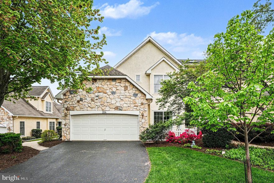 Welcome to this beautifully maintained Radnor Elite carriage home, ideally situated within the gated community of Blue Bell Country Club and offering picturesque golf course views. A grand foyer with skylights sets the tone, filling the space with natural light and creating an inviting first impression. The main level features a thoughtful layout including a formal living room, along with a spacious family room centered around a marble gas fireplace—perfect for both everyday living and entertaining. Just beyond, the sunroom is filled with natural light from arched windows and skylights, and features a sliding glass door leading to the rear deck complete with a retractable awning and breathtaking views of the 14th fairway. 
The eat-in kitchen is designed for both everyday living and entertaining, complete with double ovens, a pantry closet, breakfast nook, and sliding door access to a private fenced patio—perfect for enjoying a quiet morning or outdoor dining. A convenient laundry area, powder room, and interior access to the attached two-car garage with built-in storage add to the home’s functionality.
Upstairs, the spacious primary suite is accessed through double doors and features a walk-in closet with custom built-ins and a well-appointed ensuite bath with double vanity, soaking tub, and separate stall shower. Two additional bedrooms offer generous closet space and share a full hall bath with double sinks and a thoughtfully designed shower. The finished basement expands the living space significantly, offering exceptional versatility along with extensive storage and a dedicated workshop area.
Experience resort-style living with access to Blue Bell Country Club’s premier amenities, including a swimming pool, clubhouse, fitness center, tennis, basketball, and pickleball courts. For those who enjoy the game, golf memberships are available, offering access to the beautifully maintained course right in your community. 
Located in the heart of Blue Bell, this home provides convenient access to major roadways including Routes 202, 73, and the turnpike, making commuting simple. Nearby shopping and dining options include the Plymouth Meeting Mall and Metroplex Shopping Center, along with a variety of local restaurants and everyday conveniences. The community also offers proximity to parks, golf, and recreational amenities, enhancing the overall lifestyle appeal. Schedule your appointment today before this one is gone!