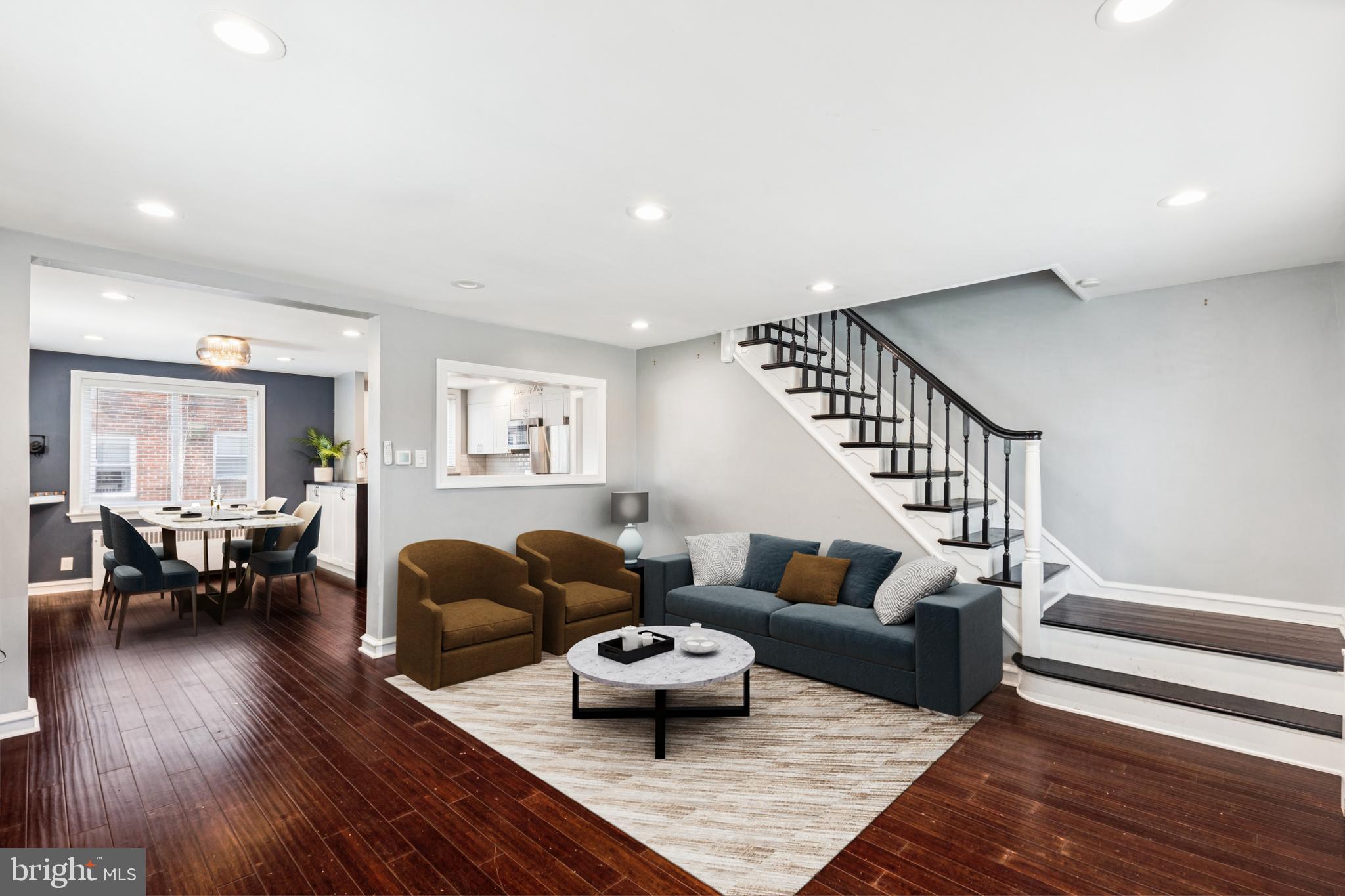 Come see this RENOVATED, meticulously maintained 3 Bedroom, 2.5 Bathroom home (which includes a Full Studio Basement Apartment!) located in the sought-after Castor Gardens section of Philadelphia! The fenced-in, oversized lot has plenty of space for you to enjoy bbq's with friends and let the kids play with a sense of security. Step into this spacious home, featuring bamboo flooring throughout the living and dining areas, and a tiled kitchen with stainless steel appliances. Enjoy tons of NATURAL LIGHT with NEW Anderson Windows throughout (Green Label ) that tilt-in for easy cleaning. Make your way up to 3 spacious bedrooms and a beautifully tiled bathroom. The basement has a separate storage room, a beautiful powder room, and a washer and dryer. This walk-out basement leads to another exterior door to access the STUDIO APARTMENT, with a full bathroom and kitchen. This home will keep you cool in the summer with NEW Fujitsu mini split, energy-efficient units throughout the home. The roof was also redone approximately 5 years ago. NEW electric. ALL of the work has been done for you! On a quiet, tree-lined street, 1540 Stevens St is a move-in ready home with easy access to tons of shopping, buses, trains, restaurants, I-95, the PA Turnpike, and Rt 1. ** Basement apartment has its own private entry. Parking space is around the back of the property.