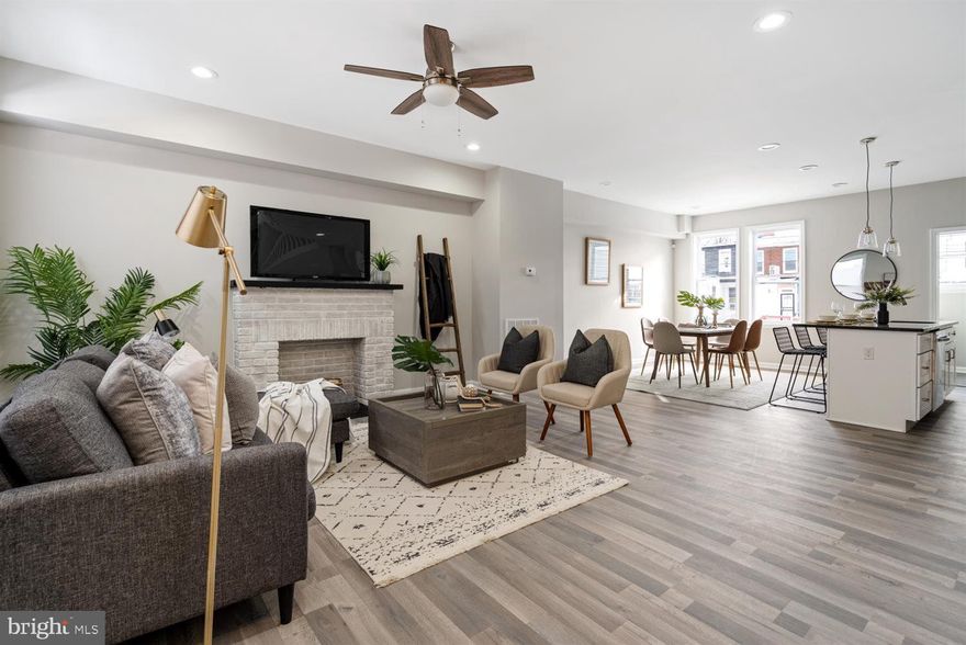 Completely Renovated 3 Bedroom 1.5 Bathroom Home In The Heart Of Montebello! Step Inside and Be Amazed At This Beautiful Home. The Main Level Offers A Spacious Open Floor Plan With A Dining Room & Kitchen With Stainless Steel Appliances, Gorgeous Granite Countertops, Kitchen Island/Breakfast Bar, Soft Closing Cabinets and A Custom Backsplash.  Continuing Throughout The Home Is The Large Living Room With Recessed Lighting Complete With A Fireplace Mantel. The Upper Level Offers 3 Spacious Bedrooms With Ample Closet Space And A Full Bathroom. The Lower Level Is A Partially Finished Basement With A Walkout To The Backyard With SO MUCH POTENTIAL!