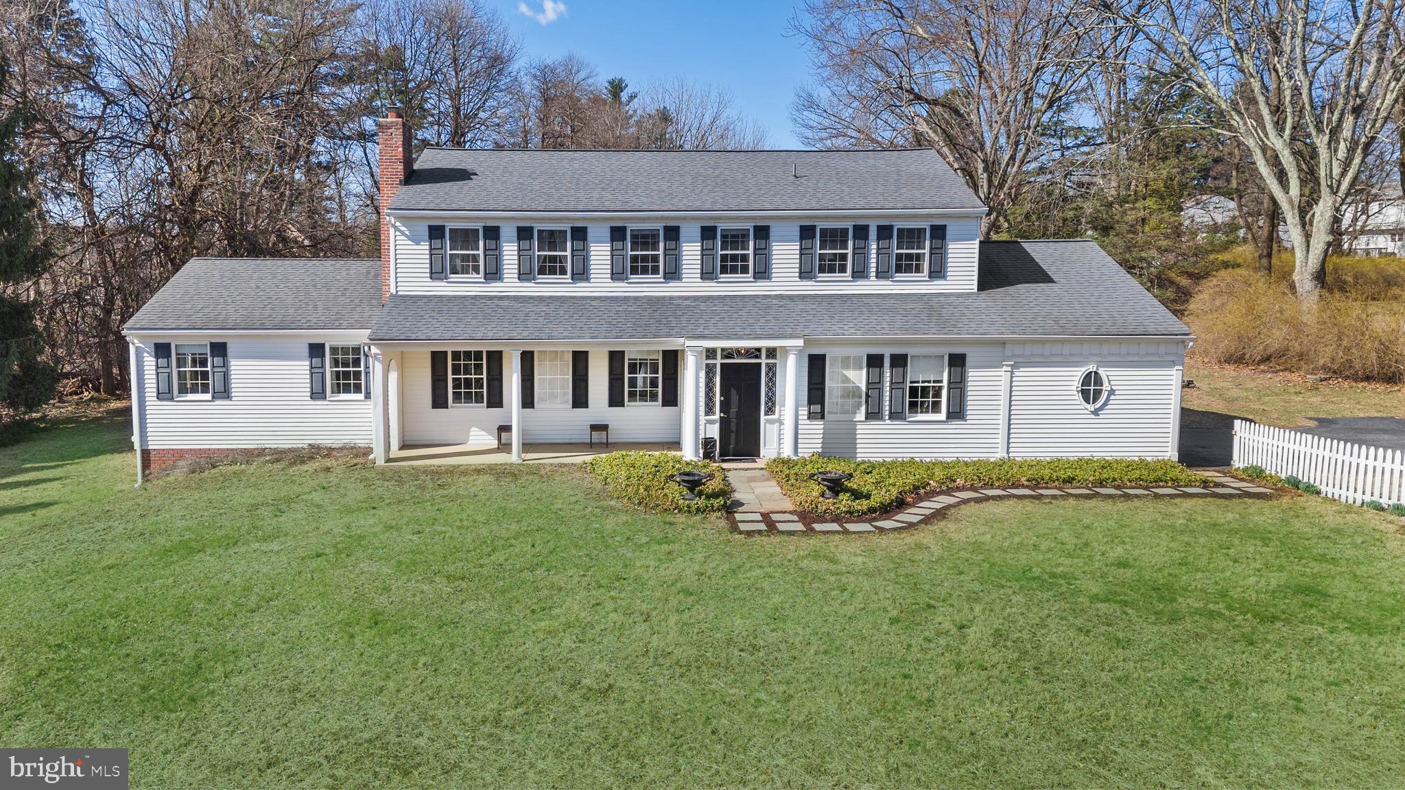 Welcome to 20 Treemont Drive! The stately setting of this home makes a great first impression. It is located on a peaceful cul-de-sac street in a wonderful neighborhood within the highly desirable West Chester Area School District. It features 4 Bedrooms, 2 1/2 Baths and a floor plan that really works. You enter the home through a small, charming vestibule (!) that takes you into the Foyer. Immediately you are impressed by the gorgeous hardwood floors and spacious rooms. Just off the Foyer to the left is the Living Room that has arched doorways and a wood burning fireplace that opens to an extra-large Great Room that also features a fireplace. Bring your pool table, big screen tv and some comfy chairs because this room has so many wonderful options. Going straight through the Foyer is the original Kitchen with a small island, built-in cupboards and a fun black and white tile floor. A nice size Dining Room is between the Kitchen and the Living Room. Go down a step from the Kitchen to the pretty half-bath, the Laundry Room with a door to the back yard, and a Bonus Room that could be used as a Den or Office. Upstairs, you’ll find four generously sized bedrooms all with hardwood floors. The Primary Suite has a walk-in closet and a large private bathroom. The other 3 Bedrooms are also a wonderful size, and they are serviced by a large Hall Bathroom. All the Bedrooms have large closets so there is plenty of storage. The full basement offers great potential—it currently has a woodworking shop and storage space. A two-car attached garage adds convenience and functionality to the home. This is a unique opportunity to buy a spacious home at a great price. Enjoy all the gorgeous moldings and even a transom window over a doorway. You can move in and enjoy all that it offers and make plans to do some updating down the road. The value is there to make it fantastic. Great location close to shopping, schools, major roads for easy commuting and restaurants.