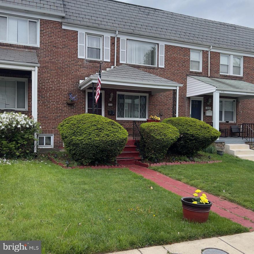 Wonderful opportunity to own a multi-unit in Edmondson Village.  Live in one unit and rent out the other 2 units and have your mortgage paid for. The home is separately metered (2 meters) with an eat-in kitchen, bedroom, living room and full bath on each floor. The home has a mix of carpet and laminate flooring for easy cleaning and has been very well maintained by the long time owner. You can take advantage of the carport in the rear of the home for off-street , as well as the large storage shed. Conveniently located close to shopping and  schools, this charming home is the envy of the neighborhood.