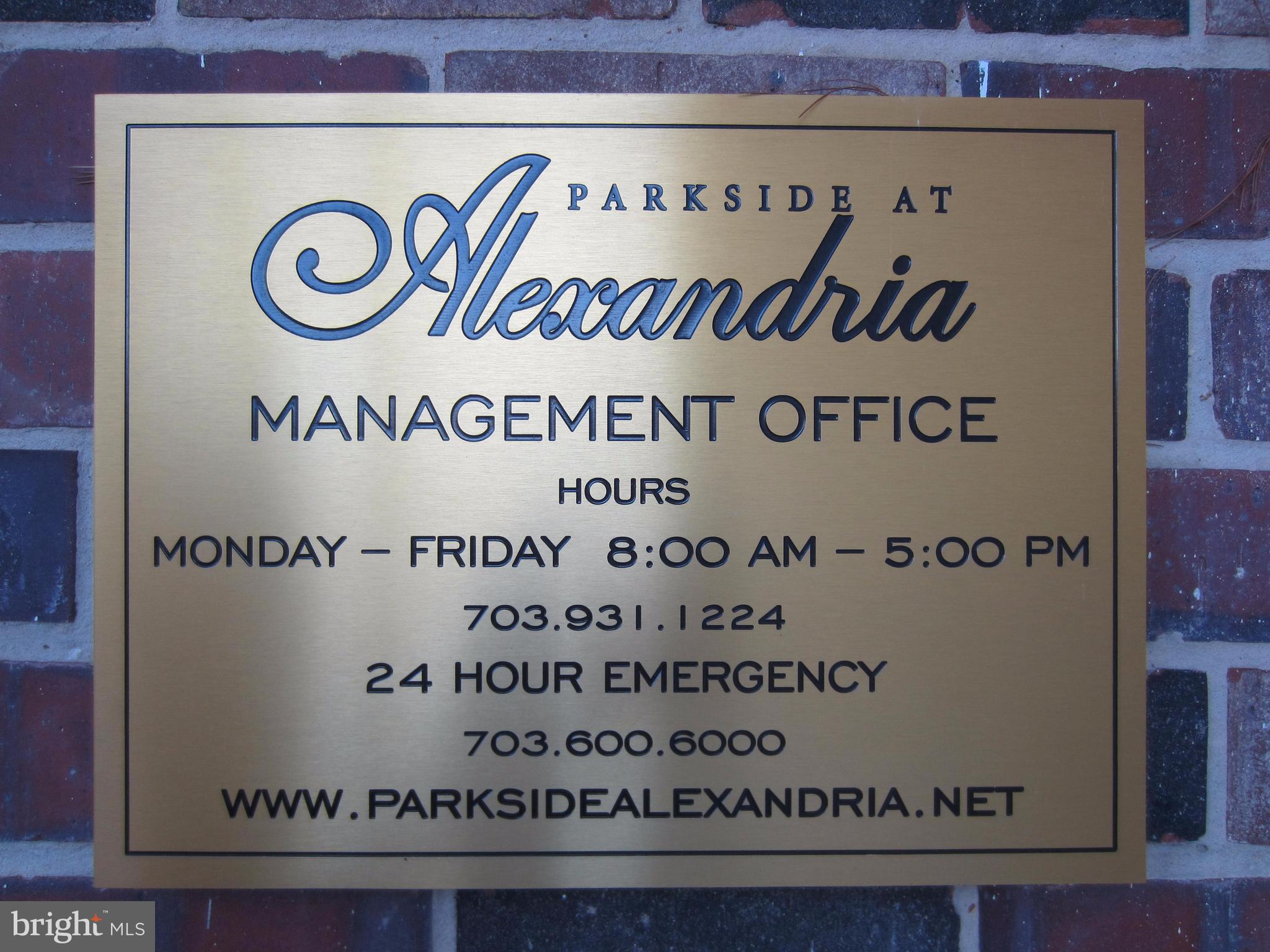 PARKSIDE AT ALEXANDRIA - Residential Lease