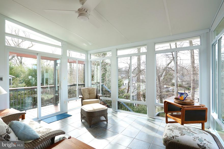 This beautiful house has it all! Parklike setting on a private cul-de-sac in the desirable Country Club Hills neighborhood; a wonderfully renovated, updated, and meticulously maintained colonial with five bedrooms , 4.5 bathrooms, hardwood floors throughout the main and second levels, and a 2-car garage. Gracefully set back on a lovely landscaped lot with a charming curved brick sidewalk and a low-maintenance yard filled with perennials that provide color and interest all year. The main level features 10-foot ceilings and large windows that allow lots of natural light in every room. Enter the elegant two-level foyer flanked by a lovely living room with dental molding and a light-filled family room, both with wood-burning fireplaces. The dining room has tree-top views with access to the kitchen bar that features a water filtration system. The gourmet kitchen boasts Cambria quartz counters and a large island, stainless appliances, beautiful solid cherry cabinets with great storage, a large pantry, and an adjoining breakfast room. Step out of the kitchen into a cheerful sunroom with heated floors that overlooks the mature landscaped yard and a huge deck perfect for entertaining. The first floor also offers a powder room with a gorgeous marble-top vanity. The upper level features a beautiful landing that overlooks the foyer. The owner’s suite is spacious, with a separate sitting room alcove, two large walk-in closets, wide-plank custom cherry floors, and a spa-like bathroom with heated floors and a soaking tub. The four additional spacious bedrooms have fabulous closet space; two share a jack and jill bathroom and the other two share a recently renovated hall bathroom. The lower level is bright and spacious with walk outs to the fabulous deck and backyard, a full bathroom, a work room and lots of additional storage. In addition, this wonderful house has a whole-house generator, is walkable to beautiful wooded parks, and is in the Jamestown Elementary, Williamsburg Middle, and Yorktown High Schools tier.