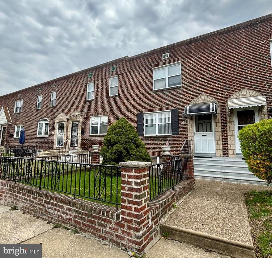 Investor Special!!! This 2-bedroom, 1-bath home is ready for your vision and transformation. Whether you're looking to flip, rent, or create your dream home from the ground up, this property offers a blank canvas with endless possibilities. Located in Southwest Philadelphia, featuring a full basement and yard, this home is full of potential!  Property is being sold as-is — bring your toolbox and imagination. Great opportunity for seasoned investors or ambitious DIYers!