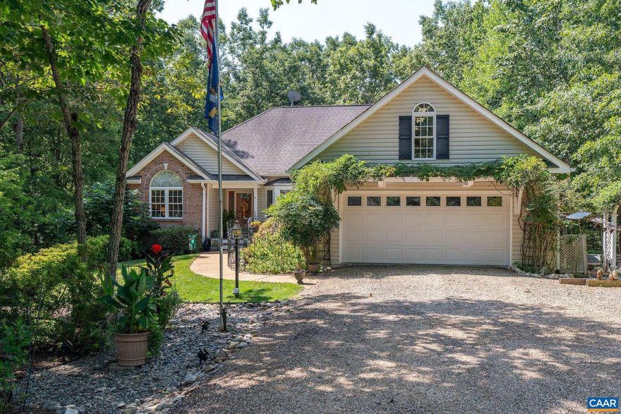 Welcome to this exceptional one-level home, designed with both comfort and functionality in mind. Situated on a generous .51-acre lot, this home offers an open split-bedroom layout that ensures privacy while maintaining an inviting and connected atmosphere. The heart of the home is the well-appointed kitchen, featuring a breakfast room, kitchen island and easy access to the dining room, making it ideal for both casual meals and formal gatherings. The primary suite is a true sanctuary, complete with an adjoining sunroom that provides a tranquil space to relax and enjoy views of the outdoors. The main living area centers around a warm gas fireplace, creating a cozy ambiance for those cooler evenings. The terrace level expands the living space with a large family room, a 4th bedroom and bathroom, an inside greenhouse and a large workshop. The studio space over the oversized 2-car garage could be used as a 5th bedroom or office.,Granite Counter,Oak Cabinets,Fireplace in Great Room