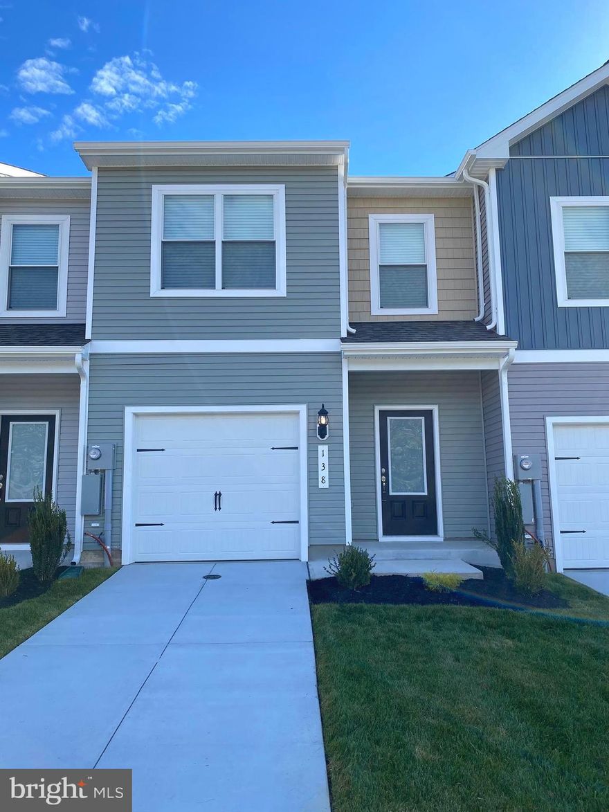 Brand new 2023 built town home, never lived in before! This home has all the new, luxurious features such as a spacious layout, recess lighting, stainless steel appliances and one car garage. Location
is perfect for commuting and close to I81. Homeplace at Riverside offers amenities such as playground, park, picnic area and walking trails. Pets allowed case by case basis. Application is attached to listing. Monthly income must be at least $5,550/month to qualify.  Tenants must have renters insurance. Call to schedule your showing today! No Washer and Dryer included but there is hook ups.