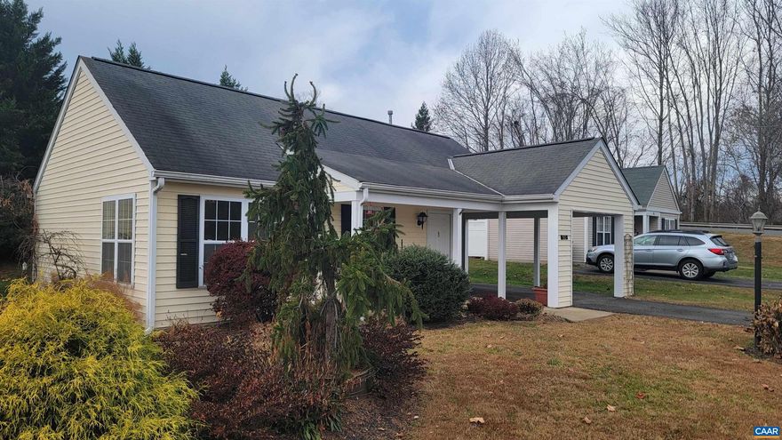 HALF OFF FIRST MONTHS RENT -   Quaint 55+ Community just minutes from town of Stanardsville in Greene County. Adorable 2 bedrooms, 2 baths home with Living Room, Dining Area, Kitchen with stainless appliances, Private backyard Patio, Outside storage building and carport. Maintenance free outside except for flower garden. Rent includes water & sewer. Close to restaurants , shopping and 25 minutes to Charlottesville.