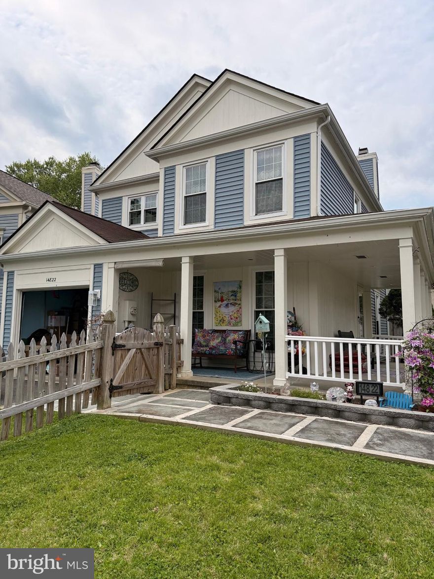 Professional photos will be ready on May 18th .
Townhouse Price for a Beautiful Single‑Family Home!
Welcome to this charming residence featuring a welcoming wraparound front porch and comfortable main‑level living. The sun‑filled living room flows seamlessly into the dining room and an updated kitchen with stainless steel appliances, granite countertops, and a custom-made sink. Hardwood flooring enhances the main level, which also includes a convenient laundry and mudroom.
Upstairs, you’ll find three bedrooms with updated bathrooms. The fully finished lower level offers a spacious family room with a fireplace and an additional bathroom—perfect for relaxing or entertaining.
Additional highlights include driveway parking, a one‑car garage, and a fenced yard with a patio just off the main level—ideal for outdoor enjoyment. Convenient to bus service, Metro, ICC and major routes. Walk to the community pool, club house, tennis courts, tot lot.