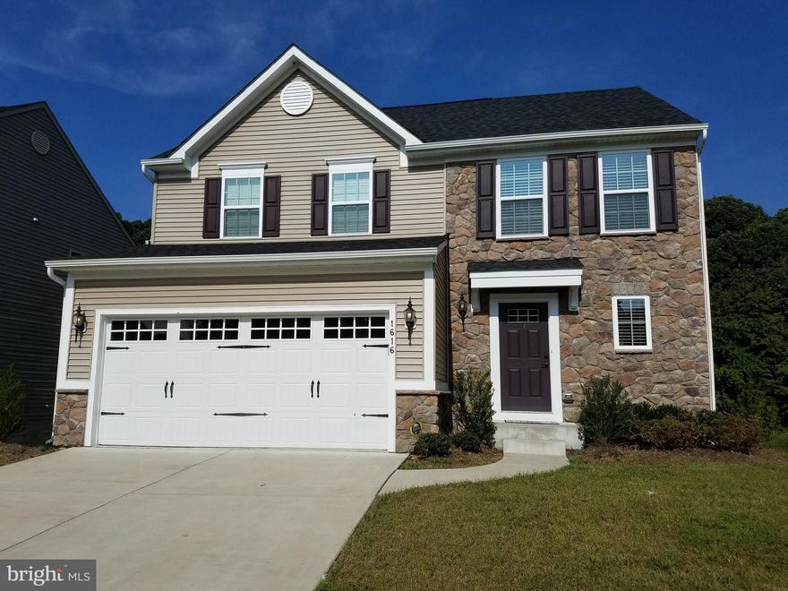 Gorgeous 2-year-old 3 BR 3.5 BA located in Essex, MD. Beautiful new appliances and spacious living areas. Huge scenic backyard behind wooded area. Located in a quiet and charming neighborhood. Community park nearby. Close to the Baltimore Beltway, 695. Security system included with the rent!
