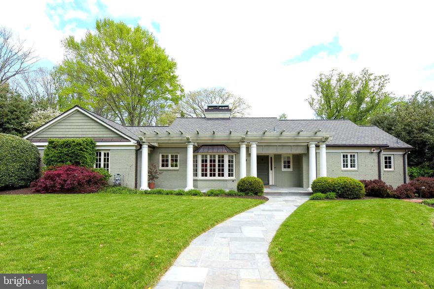 This stunningly renovated Chesterbrook Woods Rambler lives like a luxury Condo on the ground!  Enter the Formal Living and Dining Rooms, State of the Art Kitchen with eating Space, Sun Room/Office, Primary Bedroom Suite that will absolutely take your breath away and a two car garage – all without climbing one stair!  This is “One Level Living” in the truest sense of the word!  
The gourmet kitchen features high end stainless steel appliances, gas cooking, granite counter tops and breakfast bar, as well as a breakfast area/family room with wood burning Fireplace and bay window. The elegant sun drenched Living Room with Fireplace overlooks the backyard oasis of tranquility and adjoins  the equally elegant formal  Dining Room. Quietly tucked away on the side of the home is the Office/Sun Room with vaulted ceiling, 2 walls of windows and a French door leading to the flagstone terrace complete with outdoor kitchen. You will find the Primary Bedroom Suite on the far end of the main level. Prepare to be blown away by the luxurious bathroom with its oversized frameless walk-in shower, dual shower heads, walls of built-in cabinets and double vanities. The custom walk-in closet goes on forever and leads to a completely floored walk-up attic with cedar closet. A sitting/dressing room off the Primary Bedroom completes this amazing Suite Retreat. The biggest surprise of all is the Powder Room/Full Bath with polished marble and granite flooring, furniture quality vanity and clawfoot bathtub!
The lower level features a sunny and spacious Recreation Room with gas fireplace, custom office built-ins and French doors leading to the expansive patio on this extensively landscaped and hardscaped .36 acre lot. Two additional Bedrooms, Full Bathroom, oversized Laundry Room/ second Kitchen with tons of built-ins, cedar walk-in closet and extensive wine room/dry bar complete the lower level living space.
No expense has been spared in the total renovation of this home. Heated hardwood floors throughout the main level, Crown Molding in every room, 3 Fireplaces, recessed lighting everywhere, built in sound system on both levels, sprinkler system, landscape lighting and so much more than there is room here to list!  
So, if you are looking for that very rare “One Level Living” home, look no further.  You have just found it!