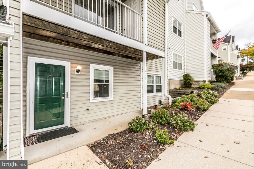 LOCATION, LOCATION, LOCATION! Immaculate move-right-in condo is walking distance to the shops, restaurants and entertainment that downtown Towson has to offer.  The recent renovations to the Towson area has made this a highly desired place to live! First floor, one level condo with no stairs at entry.  Features include; parking directly out front including handicapped parking (parking permits required,)  foyer with coat closet, large living room and dining area space, open kitchen, linen closets and extra storage nooks, in-unit laundry with stacked washer/dryer and additional storage space, new windows on front of unit, new storm door, HVAC unit replaced 2011, grassy area and trees to side of building.  This unit is perfect for owner occupants looking for their own space cheaper than renting in the area or great for an investor looking for a rental property in a highly desirable area! All loan types will be accepted.  The condo community of Harris Hill is FHA approved!