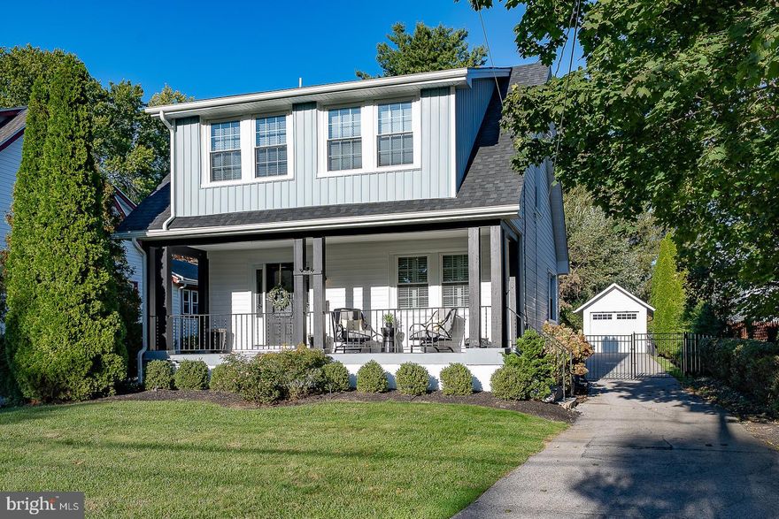 Welcome to this move-in ready gem located in the highly sought-after Great Valley School District! This beautifully maintained home offers 3 bedrooms, 2.5 baths, and a host of upgrades featuring brand new flooring (2025) throughout. Walk up to the covered front Porch to start your tour – a perfect place for morning coffee!  Step inside to a light-filled living room featuring large windows and a fireplace and seamlessly connected to the Kitchen and Dining Room—perfect for entertaining. The updated Kitchen boasts white shaker cabinetry, granite countertops, a stylish tile backsplash, stainless steel appliances, wine fridge and peninsula with seating. The dining area has access to the composite deck and rear yard. Upstairs, the primary bedroom features good closet space and a beautifully updated private bathroom with custom tiled shower. Two additional generously sized bedrooms and an updated full hall bath with convenient Laundry area complete the second floor. The lower level provides plenty of storage space. Relax or entertain on the large composite Deck with steps to the flat rear yard, with new fencing and lined with trees for privacy.  Additional highlights include: 1-car detached garage with plenty of driveway parking, Roof (2020), HVAC (2020), Hot water heater (2021), freshly painted (2024), and updated light fixtures. Enjoy being just a short stroll from shopping, restaurants and public transportation.  Don’t miss your chance to own this lovingly cared-for home in an unbeatable location—schedule your tour today!