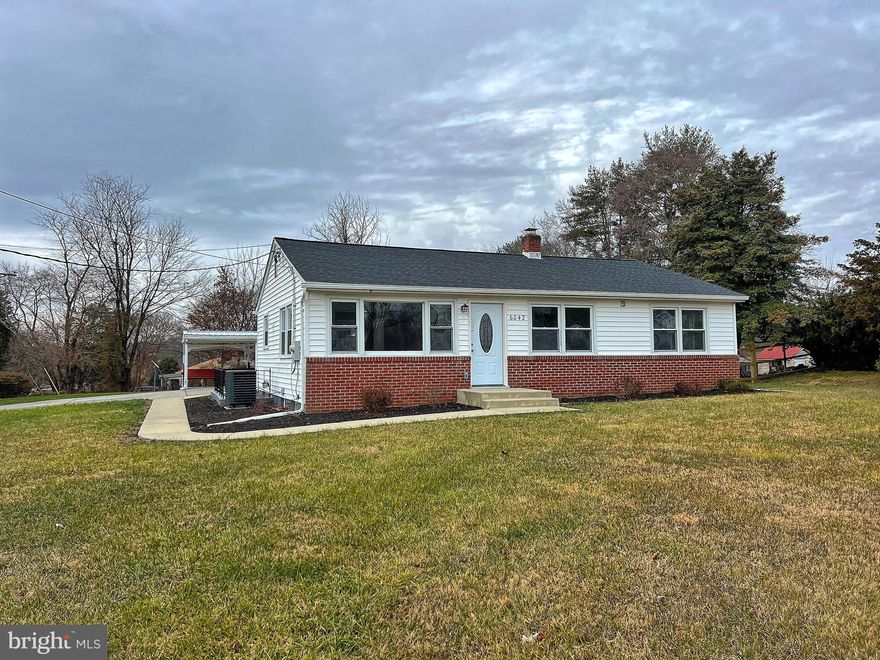 Beautifully renovated from top-to-bottom home featuring open and bright floorplan. Gleaming, new floors throughout.  Stunning designer kitchen w/ SS appliances. All new baths w/ masterful tile work. New HVAC, Roof, Windows, Floors, Appliances, Septic System, and more.  Fully finished basement. Huge yard, garage, covered porch, and more. MUST SEE!