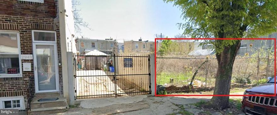 Prime Development Opportunity in Vibrant Fairhill! 
Unlock the potential of this cleared and vacant 14 x 70 lot (approx. 980 sq ft), perfectly zoned RSA-5, offering endless possibilities for savvy builders, investors, or visionary homeowners! This lot has low taxes.

Nestled in the heart of Philadelphia's dynamic Fairhill neighborhood – the bustling "El Centro de Oro" (Golden Center) – this buildable parcel puts you steps away from authentic Hispanic culture, colorful murals, family-owned eateries, and the energetic North 5th Street commercial corridor. Enjoy easy access to public transportation, major routes, and just minutes to Center City, Temple University, and booming redevelopment hotspots in North Philadelphia.

This blank canvas is your chance to create something extraordinary in an up-and-coming area ripe with opportunity.

Priced to move and sold as-is – bring your architect and start building equity today! Buyer responsible for U&O and any certifications. Don't miss this rare infill lot in a centrally located, culturally rich community. 

Bring you offer today before it's gone!  More lots available around the city. Call today!