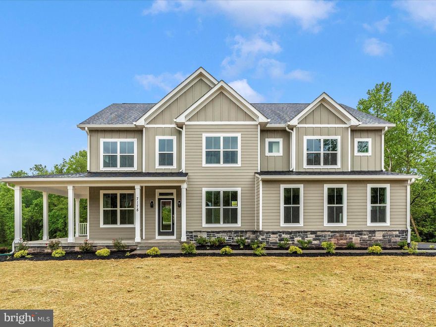 New Construction. Move in ready! Builder will provide generous buyer incentive for qualified offers. Closing costs, buy down the interest rate, customize a finished basement, etc. Call us to discuss what is best for you. 
Welcome to Meadowbrooke! A small community with private, exclusive lots. Located less than 5 miles north of the heart of Historic Downtown Frederick, Meadowbrooke is an established, mature neighborhood with beautiful custom homes. It is easily accessible to shopping, schools and commuter highways.  No HOA. 
You will quickly fall in love with this Custom Designed Masterpiece from award winning Putnam Homes. This model offers over 4000 sq ft of finished living space. Every detail has been considered. A gourmet kitchen with SS appliances, walk-in pantry, a large kitchen island overlooking an amazing great room with a stone fireplace, large morning room which leads to an open deck providing access to a spacious and private backyard. The covered front, wraparound porch allows space to view the peaceful beauty of this wonderful neighborhood. The main floor continues with a spacious entryway, large private dining room, natural light-filled office/ study, custom family foyer area by the garage entry, and a main level bedroom suite with walk-in closet and private bath. The second level offers an enormous owner's bedroom area with oversized walk-in closet, en-suite with private water closet, soaking tub, private shower, dual sinks with cabinets and linen closet for extra storage.
The second level also has three oversized bedrooms with walk-in closets and private baths as well as a large central laundry room. 
This lot is serviced by public sewer and a private well.