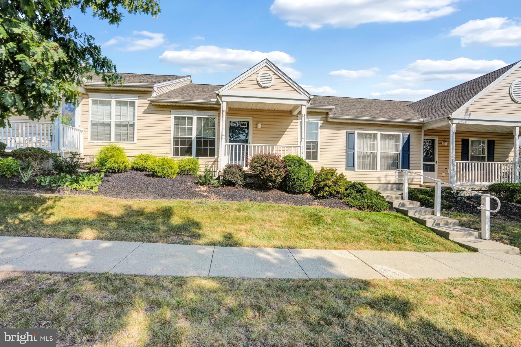 Beautiful 2 bedroom 1.5 bath well maintained home in Manatawny Village. One floor living with off street parking & one car garage.