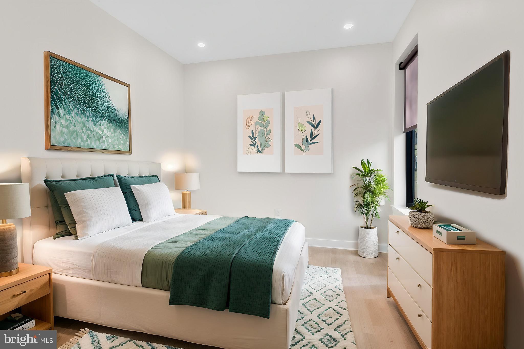 Available NOW | Leasing Special: 1 Month FREE on 13 month lease - $1,657/month net effective rent, $1,795/month gross rent. Only 1st month's rent and security deposit due upfront prior to move-in!
Experience modern comfort in this beautifully designed 2-bedroom, 1-bathroom unit. The building offers secure key fob entry, a convenient mail room, and stylish modern finishes throughout. Inside, the unit features wood floors and recessed lighting, creating a warm and inviting atmosphere. Enjoy a small balcony off the living room. The galley kitchen is equipped with brand-new stainless steel appliances including a dishwasher and electric range, ideal for effortless meal preparation. A washer and dryer are conveniently located within the unit, and central air ensures year-round comfort. The sleek bathroom boasts a contemporary vanity, a lighted mirror, and a luxurious glass walk-in shower. Both bedrooms are bright and airy, offering ample natural light and generous closet space. This unit combines functionality and modern aesthetics, providing a perfect home for those seeking style and convenience. Schedule your tour today!
Please note: some photos may be of a similar unit within the building; exact finishes & layouts may vary.
Lease Terms:
Generally, 1st month, 12th month, and 1 month security deposit due at, or prior to, lease signing. Other terms may be required by Landlord. $55 application fee per applicant. Strictly, no pets. Tenants responsible for: electricity, cable/internet, and a $50/month flat water fee. Landlord Requirements: Applicants to make 3x the monthly rent in verifiable net income, credit history to be considered (i.e. no active collections), no evictions within the past 4 years, and must have a verifiable rental history with on-time rental payments. Exceptions to this criteria may exist under the law and will be considered.