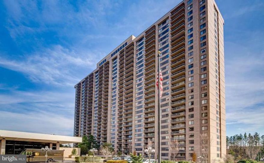 **ULTRA LUXURIOUS TOTALLY RENOVATED** approx 1400 sq ft, Recently renovated granite counters, tiles, new wood flooring, carpet, ceramic backsplash, stainless steel appliances, balcony with terrific views, spacious master bedroom, custom master shower with jets! One garage parking spot. All utilities include. All of Skyline amenities - Very easy commute/Quick bus to Metro. A MUST SEE