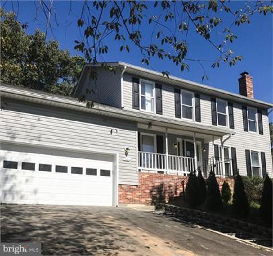 Single Family Home 2 levels with 4 bedrooms and 2.5 bathrooms. Home Features Living room, Formal Dining, Eat in Kitchen with stainless steal appliances that leads to deck with large fenced in back yard. Master bedroom with full bathroom and walk in closet. 2 car garage. Front Porch.  New carpet, fresh paint, new cabinets, granite counters and more! Apply today...this will go quickly! Pet Friendly