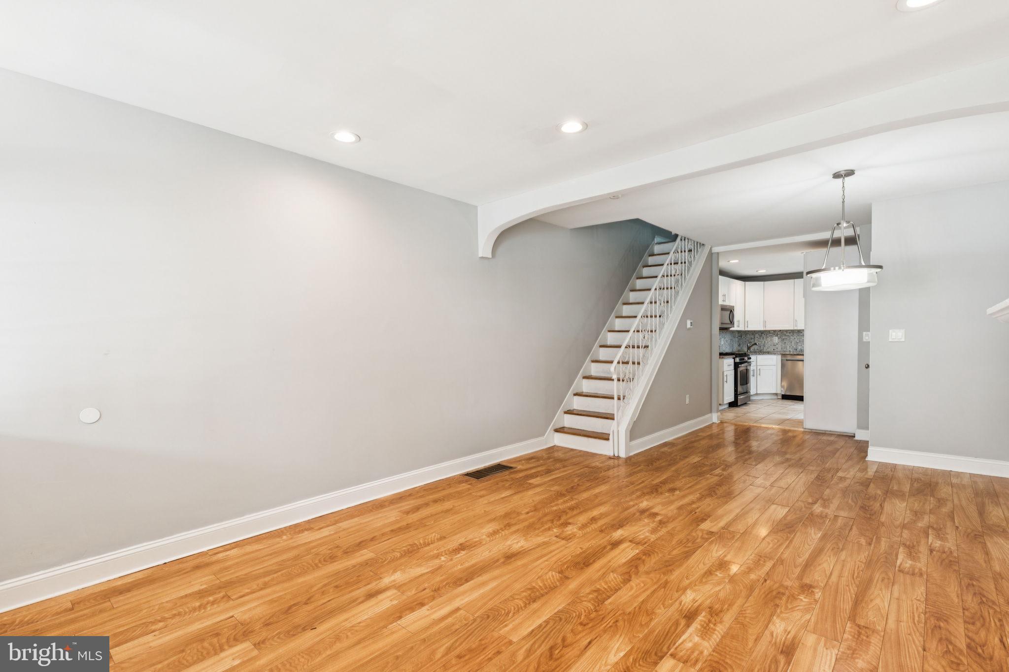 Welcome to 867 Brooklyn St, a newly renovated home featuring 2 large bedrooms, an open-concept living and dining area, luxury vinyl plank flooring, and a modern kitchen with stainless steel appliances and quartz countertops. The bathroom has been tastefully updated with sleek tilework and contemporary fixtures, and the spacious bedrooms offer ample closet space and natural light. Located in the heart of Southwest Philadelphia, this home is steps from public transportation, including trolley and bus lines, making it an easy commute to University City and Center City. Enjoy popular nearby restaurants like Saad’s Halal, Booker’s Restaurant & Bar, and The Nile Café, and take advantage of local green spaces including Cobbs Creek Park, which offers trails, a golf course, and recreation areas. With its modern upgrades and unbeatable location, this home is perfect for first-time buyers or investors alike.