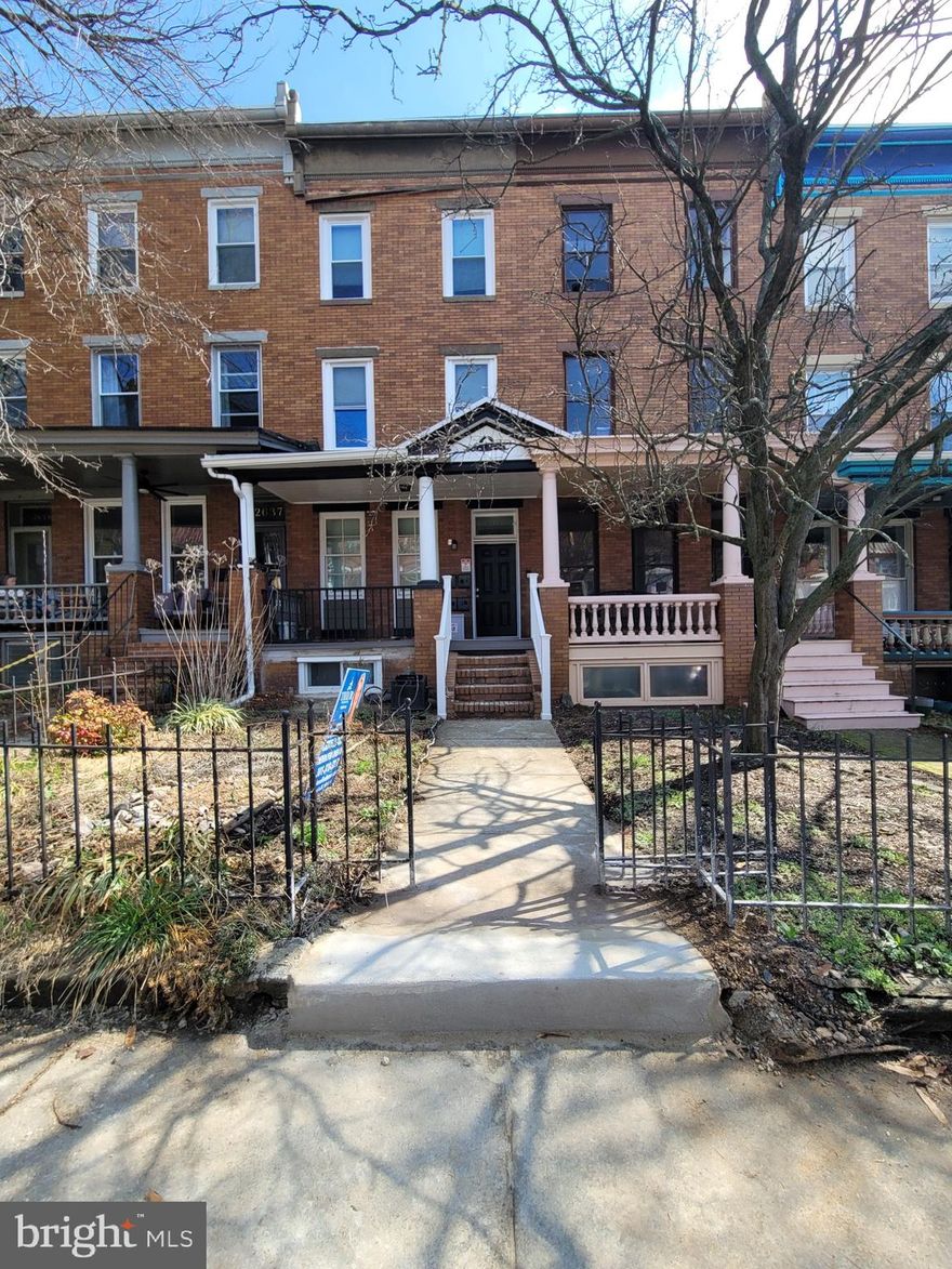 This beautifully renovated four-unit apartment building is ideally located in the heart of historic Charles Village, offering the perfect blend of classic Baltimore charm and contemporary living. A true turnkey investment, the property features all-new plumbing, electrical systems, HVAC, energy-efficient windows, and a brand-new roof.
​Each unit has been thoughtfully upgraded with modern finishes and smart home technology throughout. The kitchens are fully equipped with custom cabinetry, updated countertops, and stainless-steel appliances. Open-concept layouts, vaulted ceilings, recessed lighting, and stunning flooring create a bright, airy living space with a sophisticated feel. Every unit also includes its own washer and dryer, central air conditioning, and a private deck. 
Designed with both comfort and connectivity in mind, all units are pre-wired with CAT6 ethernet and coaxial cabling linked to a centralized media panel. Smart features include video door intercom systems and Ecobee smart thermostats that integrate seamlessly with Amazon Alexa or Google Home. Hot water is delivered on demand with an eco-smart tankless water heater, which reduces standby heat loss and lowers energy consumption. The intuitive digital control panel allows for precise water temperature settings, supporting both comfort and sustainability.
The unit mix is ideal for attracting a range of tenants and includes two two-bedroom, one-bath apartments; one spacious, two-level three-bedroom, two-bath unit; and one well-appointed studio. This flexibility enhances the property's rental appeal in a high-demand area.  
Located just a few blocks from local favorites like Starbucks, Eddie’s Market, and the Johns Hopkins University Homewood campus, this property is also within walking distance to St. Paul Street’s shops and restaurants, the Baltimore Museum of Art, the Waverly Farmers Market, and several nearby parks. With easy access to the Charm City Circulator and other public transit, residents will enjoy both neighborhood walkability and seamless connectivity to the rest of the city.
This is a rare opportunity to own a fully updated, tech-forward multifamily property in one of Baltimore’s most desirable and historic neighborhoods.