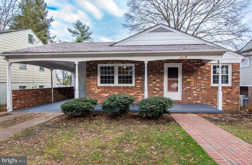 JUST REDUCED!!!!  JUST REDUCED!!!!! JUST REDUCED!!!!

A new roof was installed with 30 year, top of the line, Atlas shingles  which are mold, mildew and streak resistant.  The Contractor offers a one year installation warranty.

Location! Location! Location!    This rambler/ranch with a full basement is located on Sunken Road at the back of the University of Mary Washington campus (a great investiment as a rental!) in Downtown Fredericksburg.  It is close to shopping, services, train station, and communter lots.   It is also located near the dog park, tennis courts, pickle ball courts, playground, and basketball court.  

This home is all  freshly painted, new plank flooring in the kitchen and dining area and hardwood throughout the rest of the first floor which was recently stripped, stained and sealed.  The refrigerator with ice maker and dishwasher are brand new. Crown molding adorns most of the first floor  with chair railing in the dining area.  Three bedrooms are on the main level with a full bathroom (walkin shower), tile flooring, and new lights recently installed.  The home is heated by a gas boiler system via floor panels (not electric heat baseboard), which is more efficient ( recenlty serviced )and the floor panels have been repaired and freshly painted.  Ten smoke alarms have recently been installed throughout the home.

The basement is partially finished with a den (painted paneled walls) with a wood burning brick fireplace and screen, a room that can serve as an office or bedroom (NTC) and a full bath with a step up stand up  shower., new vanity, and tile flooring.  There is a large unfinished room toward the back of the basement previously used as a game room, storage room and utility room containing the washer and dryer, newly upgraded electric panel box, water heater,  and boiler for floor board heating, and air conditioning unit.   There remains enough room to be even more creative by finishing for additional recreation or leaving as is.  The basement floor has been recently painted with high grade porch paint to prevent slippage.

This house is structurally sound made of block and brick.  The front porch, recently painted is inviting for out door sitting.  The view is street view with a thin wooded section and views of the back of the University.  The house is located on the portion of Sunken Road which turns into a one way road just past the back entrance to the University.  A carport is attached to the home, which has also been freshly painted and contains an attached shed/closet with ample shelving and its own entrance.  One can enter the home at the living room from  the front door or the kitchen and dining area from the side door.  One can also  enter the house at the back of the basement. Behind the carport and shed/closet, is a small, free standing deck which has also been recently updated and stained. The back yard has ample space with a detached  shed (96 sq. ft.)  at the end, near the public alley that runs parallel to the road, also allowing for additional  parking in the rear.  The backyard is inviting as it is clear and flat awaiting additonal landcaping and recreational uses.   Please come this quaint  home!!!