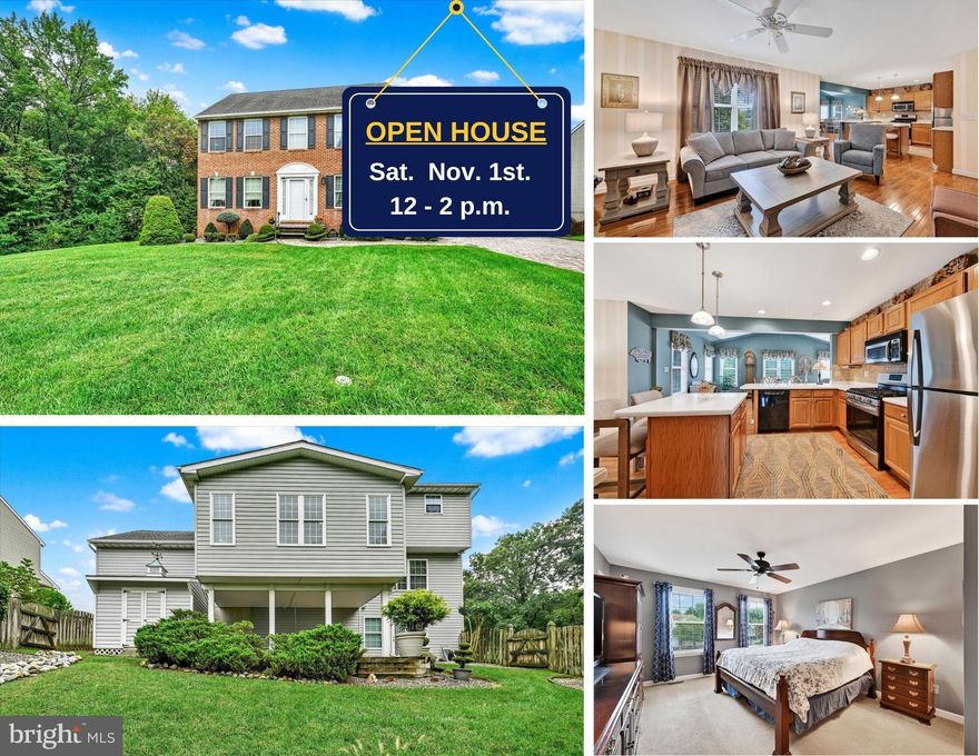 COME SEE US ON 11/1/25!  You know those houses where you walk in and just feel the love and care that’s been poured into them? 🏡✨ That’s exactly what you’ll find here.  From the minute you pull up 🚗, you’ll notice the beautiful paved walkway and driveway that exude pride of ownership, paired with meticulous landscaping 🌳🌺. This 4-bedroom, 3.5 bath colonial has been lovingly cared for by sellers who take pride in every detail—it truly shines inside and out! ✨

The heart of the home is the kitchen with Corian counters, plenty of counter seating at the peninsula & island, and gas cooking 🍳, opening up to the most charming breakfast/sunroom with a barreled ceiling 🌞. Can’t you just imagine sipping your morning coffee here while the sun pours in, or gathering with friends at the end of the day? The floor plan flows beautifully—open and easy—yet you still have those timeless formal living and dining rooms 🍷🍽️ for holidays and special occasions.

The family room (off of the kitchen) is where you’ll want to curl up all winter long ❄️🔥—thanks to the pellet stove that keeps things toasty while you watch the snow fall outside the window.

Upstairs, the primary suite is a retreat all on its own 😍. Not one, but TWO walk-in closets 👗👔 and a spa-like bath with a soaking tub 🛁 for when you need to relax and a separate shower 🚿 for those on-the-go mornings.

Hardwood floors throughout the main level bring warmth and character, and the oversized 2 car garage means plenty of room for cars and storage 🚗🛠️. Sitting on a corner lot, the propertyis next to county-owned land—trees galore 🌳🌳—giving you peace, privacy, and a natural backdrop.

And then there’s the finished basement with another full bath 🙌—a walkout with lots of light, and doors leading straight to a paved patio. Perfect for entertaining, guest suite, in-law suite, recreation room, summer dinners under the stars ✨, or a shady afternoon with a good book. 📖

Oh, and here’s the cherry on top—you’ll never worry about being in the dark ⚡. A backup generator conveys with the home, so no matter the weather, you’re covered. 🌩️  For extra peace of mind there is a battery backup for the sump pump.

This isn’t just a house, it’s the kind of home you can picture your life unfolding in the second you step through the front door ❤️.

UPDATES & INFO: Garbage Disposal 7/2022, HVAC 10/2017, Thermostat 6/2025, Generator 3/2012, Pressure Reducing Valve 7/2020, Refrigerator 11/2024, Water Heater 3/2011,  Pavers 7/2006