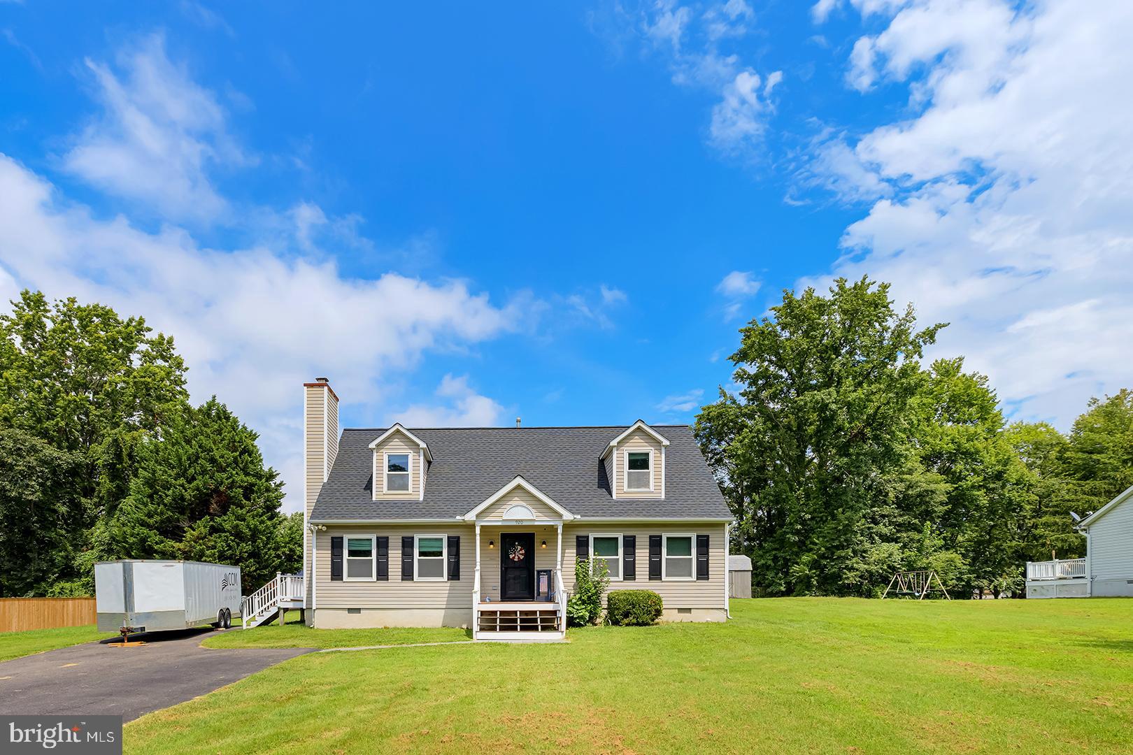 Charming Cape Cod in Cloverfield – Stevensville, MD
Welcome to this beautifully updated 4-bedroom, 2-bathroom Cape Cod home nestled on a spacious .78-acre lot in the sought-after Cloverfield community of Stevensville. From the moment you arrive, you’ll appreciate the covered front porch—perfect for morning coffee or evening relaxation.
Step inside to find new wood laminate flooring throughout the main level and all new light fixtures & ceiling fans, creating a warm and cohesive living space. The living room welcomes you with a ceiling fan and cozy fireplace, flowing seamlessly into the eat-in kitchen featuring a center island and access to the back deck—ideal for entertaining or quiet dinners outdoors. The main-level primary bedroom offers comfort and convenience with a large closet and ceiling fan, while the adjacent full bathroom has been tastefully updated with a new step-in shower, vanity, and lighting. Upstairs, you’ll find two additional bedrooms, a full bathroom with tub/shower combo, and soft wall-to-wall carpeting—a great retreat for family or guests.
This home is packed with major upgrades, including two new Trane HVAC units, new windows, roof, ductwork, and new siding, front, and storm doors—all providing peace of mind for years to come.
Located in the amenity-rich Cloverfield community, enjoy access to a private marina on the Chester River, a beach with picnic area, a beautiful outdoor pool (with lap lanes and a kiddie pool), basketball court, playground, skate park, and changing rooms—a true outdoor paradise!
All of this just minutes from Kent Narrows and everything Stevensville has to offer—shopping, dining, grocery stores, box stores, boating, fishing, and easy access to Route 50, whether you're heading to the beaches or commuting to DC or Baltimore.
Don’t miss your chance to own this move-in ready home in one of Kent Island’s most desirable communities!
