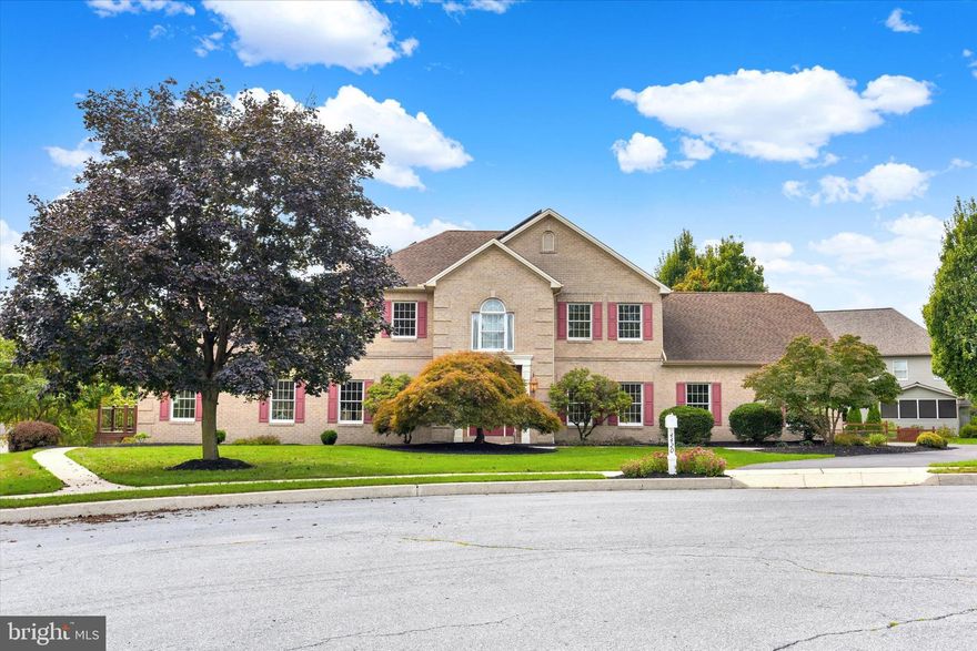 Welcome home to this exceptional brick Yingst built home on a quiet cul de sac in  Fairway Estates.  This home has so much to offer.   The main level welcomes you with spacious foyer with tile floors, a large living room with new carpeting and a dining room with beautiful Brazilian Rosewood floors.   Hardwood floors can also be found in the main level family room with a wood burning fireplace and access to the rear composite deck.  The kitchen offers beautiful hardwood cabinetry, quartz countertops, stainless steel appliances and porcelain tile flooring.  Continuing on the main level you'll find a half bath, large laundry room with wash tub leading out to the 2- car side entry garage.  A tremendous benefit on the main level is the in-law suite, complete with living room, bedroom with walk in closet and complete handicap accessible bathroom with zero entry tiled shower.  On the upper level of the home you'll find 5 generously sized bedrooms with new carpeting throughout and 2 full bathrooms.  Owner's suite features a beautifully updated bathroom with a pedestal soaking tub, tiled shower with body jets, and built in cabinetry.  Also features a walk in closet and separate den or private office.  Main bath has also been updated with tile surround, vanity and floorings.  The lower level of the home features a game room that leads out to the paver patio.  The unfinished space for storage or workshop is where you'll find the heat pump water heater, gas furnace and central vac.  Solar panels on roof are leased by owner but fully prepaid so no added expense to new owner, just benefit of the solar production on your electric bills.  Home also features a spacious yard for entertaining and activities.  This one owner custom home is truly one of kind.  Welcome home!