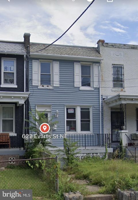 622 EVARTS STREET NE WASHINGTON DC 20017