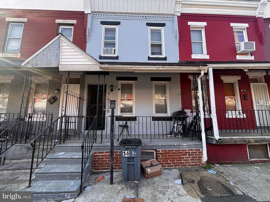 INVESTOR ALERT: Presenting 5738 Filbert St. an amazing investment opportunity in the up and coming Haddington neighborhood of West Philadelphia! This renovated 3 bed/1.5 bath rowhome is currently occupied by a long-term tenant and is a great addition to any portfolio whether you are a new investor looking to get your feet wet or a seasoned pro looking to add on some cash flow. The property is well-maintained and professionally managed. Tenants have access to several great amenities such as central heating/cooling, on-site laundry options, newer appliances, and much more! The property is in a prime location with access to several public transit routes as well as major shopping centers. Schedule your tour today!