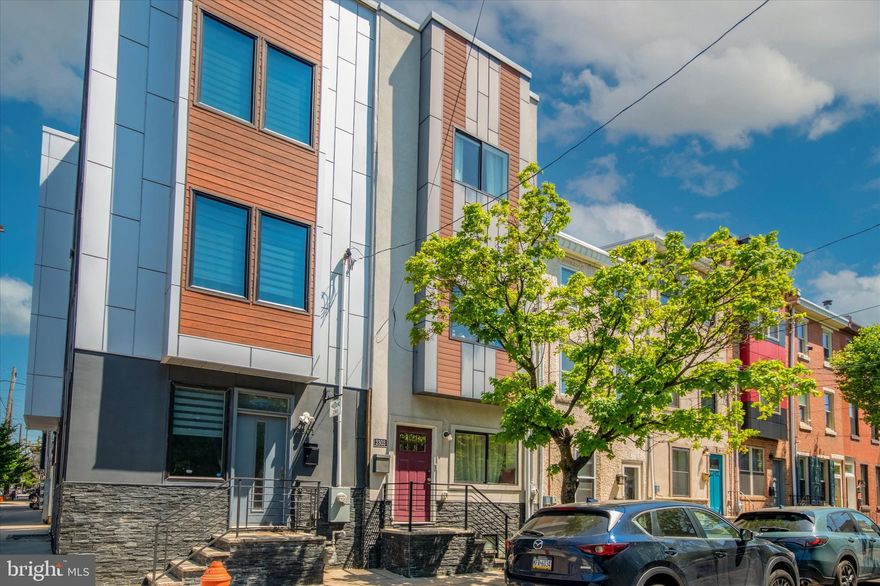 Beautiful and bright three bedroom, two bath home with a stunning roof deck in the heart of Fishtown.  First floor features an inviting and open living and dining room, and a stunning kitchen with sleek stainless steel appliances, granite countertops, ample cabinet space.  High ceilings and tasteful hardwood floors throughout the home.  On the second floor, you'll find two spacious bedrooms with great closet space and a tasteful hall bath.  The third floor is home to a large primary bedroom with a custom walk-in closet and bathroom with double vanity and glass shower.  Up one more flight is the incredible roof deck, where you can take in the stunning unobstructed skyline views.  Prime Fishtown location with a park in the next block and countless destination restaurants, shops, and other great amenities just footsteps away.  Don’t miss this truly standout rental.  Schedule your visit before it’s gone!