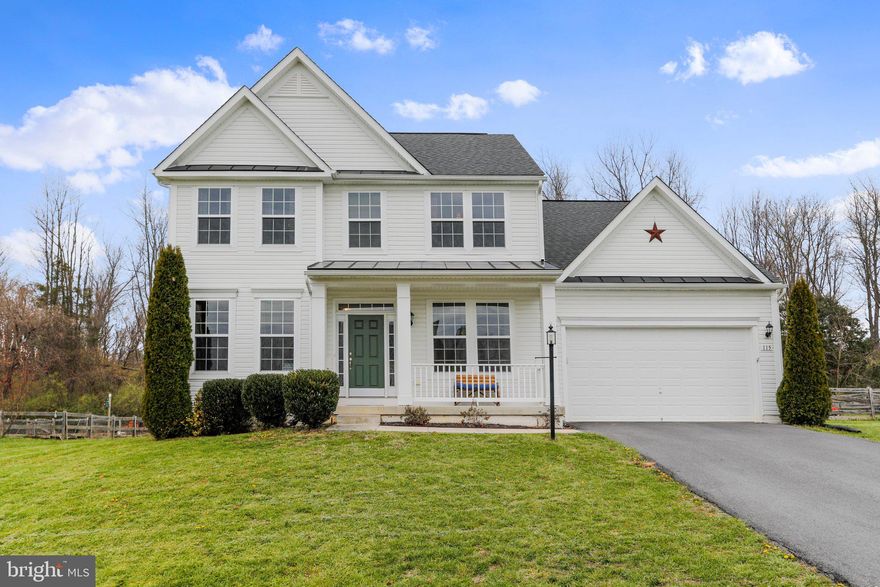 Upgrades galore in this beautiful colonial on a quiet street in the Wild Rose subdivision. Private fenced yard that backs to trees and includes firepit, playset, and raised garden beds. This home is move in ready and includes new engineered hardwood on the main level and family room off kitchen with cozy gas fireplace. Large breakfast nook and gourmet kitchen with granite counters, stainless appliances, gas cooktop, and double wall ovens. Both a pantry and mud room for all your storage needs. The basement is partially finished, with a large bonus family room and full bath. Potential for a fifth bedroom to be added, and there are walkout stairs to the backyard. Washer and dryer on the top floor along with two full baths and four beds. So many new updates, including new dishwasher and a Culligan water system installed in 2020 (purified water dispenser at kitchen sink). The deck was refinished in 2021, and the HVAC is dual zoned with brand new unit in 2021. Septic was pumped in 2021, clean pest inspection in March of 2022, and an active radon system installed in 2022. This home won't last long, schedule your showing today!