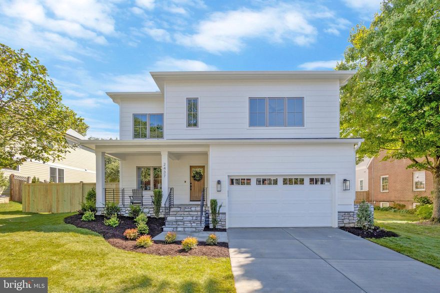 Welcome home to Classic Cottages' latest masterpiece. This 6 bedroom 6.5 bath home boasts two car attached garage,  a main level bedroom/office with attached full bath, half bath, expansive kitchen with large island, butler's pantry with prep sink and beverage fridge, dining room, great room and mudroom. Upstairs 4 bedrooms, 4 baths, including a large primary with two walk-in closets and luxurious spa bathroom. On the lower level, you’ll find a spacious entertainment room with wet bar, exercise room and a guest bedroom and bath.  Enjoy front porch sitting on the expansive covered porch and wait until you see the large, flat and fully fenced backyard!