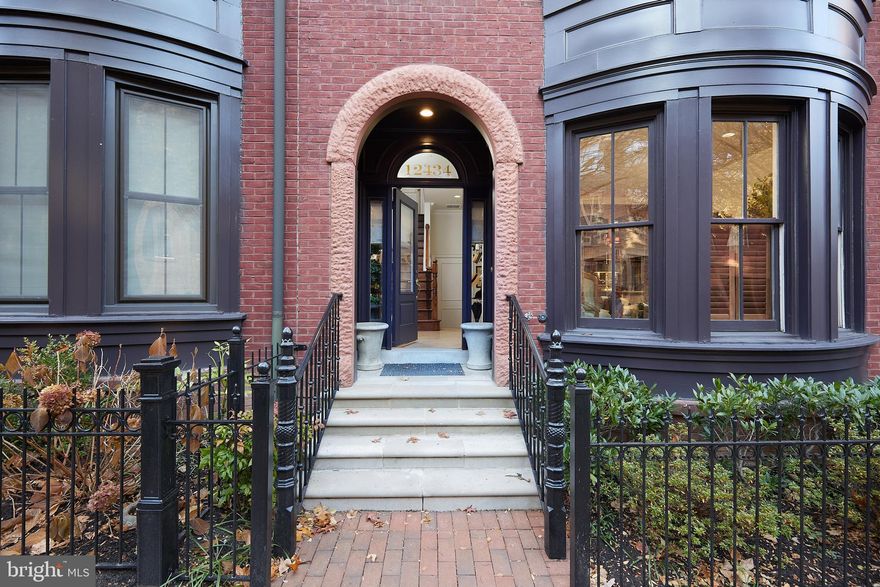 YOU WON'T WANT TO MISS THIS IMPECCABLE BEAUTY! Schedule a showing now! Location, Location! Known as Bethesda Magazine’s Readers Best Luxury Townhome Community, this impeccable Park Potomac Sterling Model is positioned on one of Ansin Circle’s best lots with verdant views and blocks to everything special in Park Potomac including the Best Dining in Potomac and convenient coffee shops and Grocers! NY Style living with direct access to 270 for a short commute to Downtown Bethesda, DC, and Virginia! Luxury abounds in the four-level 2380 square foot Brick Brownstone with gleaming hardwoods, wainscoting, crown molding, high ceilings, iron stairway newels, custom built-ins, Chef’s kitchen with enlarged island and Viking Kitchen Gas Range, double decks including an enlarged rooftop terrace and oversized windows and glass doors capturing an abundance of natural light! An entry-level private Home Office with custom built-ins is ideal for today’s professionals with oversized windows and direct access to a two-car garage. The main level provides open entertaining and dining with its featured mantled gas fireplace, custom wood built-in cabinetry and oversized windows with verdant views of trees.. The sleek Chef’s kitchen with Viking gas range, double door built-in Stainless Steel refrigerator, wall ovens, and microwave, was custom designed with sophistication and grand scale entertaining in mind. Storage and dining are plentiful with seating at the kitchen island and a custom kitchen desk adjacent to the atrium glass doors to the grill deck. The upper bedroom level is strategically designed, placing the owner’s suite with south facing oversized windows, a large walk-in closet, ensuite bath dual sinks, and a separate glassed entry shower. The washer and dryer are enclosed between the primary bedroom and the second large bedroom with a separate full bathroom. As one ascends to the fourth level, the cathedral ceiling loft area doubles as a prime entertaining area perfect for the Peloton, second Home Office or grand recreation room with direct access to the enlarged roof terrace through a wall of glass doors. The third bedroom/guest suite encompasses a full bathroom and captures the south facing windows for abundant natural light. LOW HOA monthly fees of $261, allow the residents to enjoy individual yard maintenance, snow removal to the front door and the rear of each garage, private alleys and streets, pool with lifeguard, club house with exercise and entertaining facilities, tot lot, dog park, walking trails, and free shuttle to the White Flint Metro. The Brownstone Residents enjoy plenty of guest parking with the convenience of an immense array of retail including gourmet coffee shops, banks, grocers, pharmacy and the best dining establishments in Potomac: Founding Farmers, Gringos & Mariachis, the new popular King Street Oyster Bar, Attman’s Deli, Brooklyn’s Deli, O’Donnell’s Fish Market, Yirasai Suschi, and Pama Thai. Park Potomac has direct access to I-270 and commuter routes to Bethesda, DC, Virginia and three international airports. Look no further…the best living in Potomac and the DC Metro Area…is right here at 12434 Ansin Circle Drive. Fall in Love with Park Potomac!