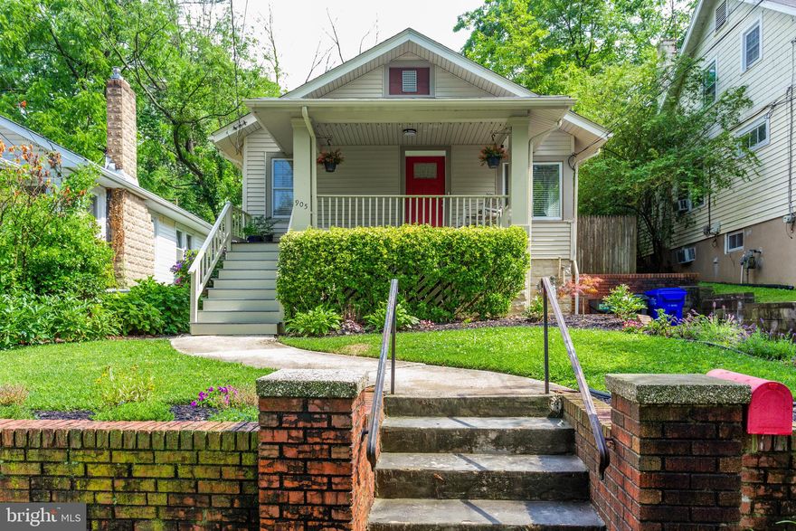 Charming Takoma Park home with great curb appeal that has been loving maintained over the years. Small, but attractive manicured front and backyard with outside patio.  Updated interior with open floor plan yet incredibly easy to maintain. Newer roof, front porch, ductless heat and air, and water heater. Must see today! Please reach out to the Listing Agent, for virtual tour on request.