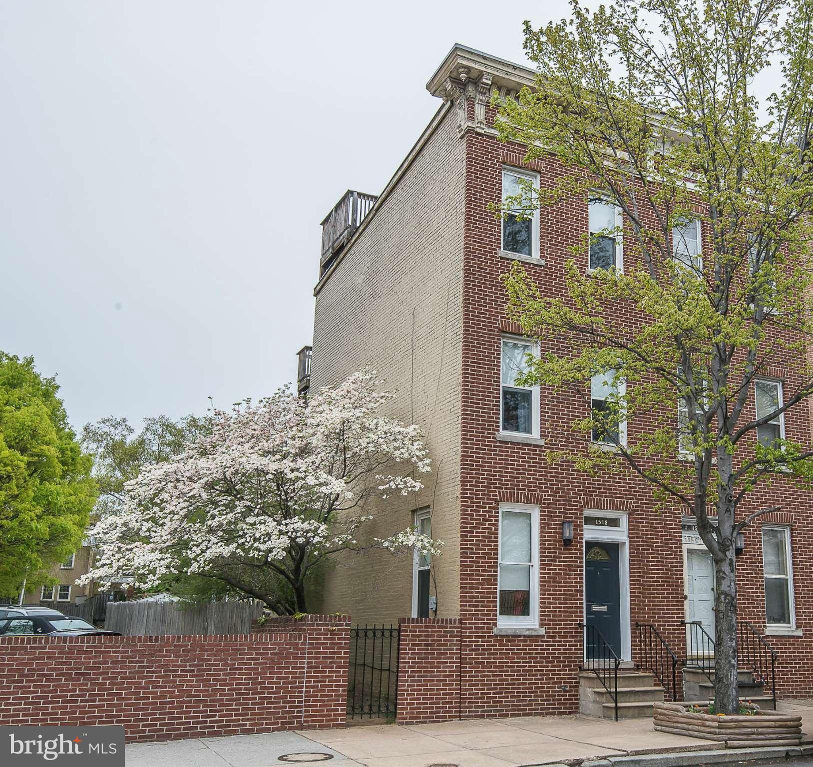 Lovely well maint end unit rowhome in sought after Washington Hill. 3Br 2Bths comfortably spread out over 3 lvls. Relax & enjoy a quiet evening on the rooftop deck as you take in the sites of the city, or on the rear patio in the enclosed yard. Walk to Fells Point, Little Italy, Inner Harbor and upscale Harbor East. Plenty of street parking plus resident lot.