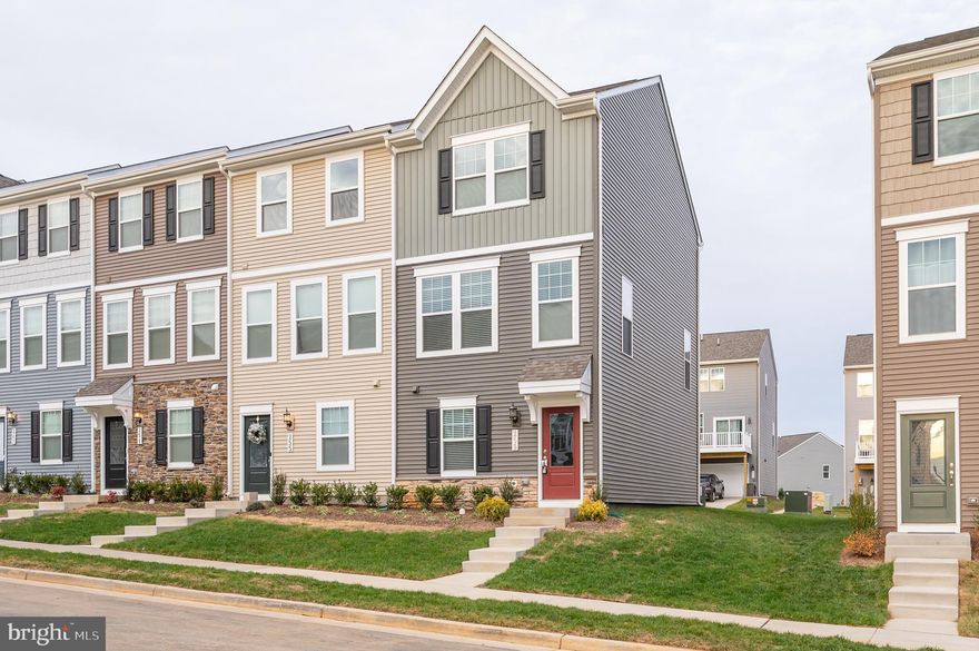 FOR IMMEDIATE RENT! Located in Presidents Pointe in Ranson, WV. This BRAND NEW END UNIT townhome features 2 Bedrooms, 2.5 Baths with rear access garage. Conveniently located in Jefferson County, perfect commuter location with easy access to Route 9 and 340. Within walking distance of shopping and restaurants. Open the door into a light filled foyer where you will find the Rec Room that can be used to entertain or be adapted into a great space to set up your home office! Washer and dryer in unit. The main level features an open floorplan, upgraded kitchen that overlooks the living room with eat in breakfast area, quartz countertops, upgraded cabinets, built- in microwave, pantry and stainless steel appliances. Walk upstairs to find the primary bedroom with attached bath. A secondary bedroom with full hall bath. Trash service included. Applicant(s) must be able to pass credit/background check. MINIMUM 650 CREDIT SCORE. No Smoking. Pets are case by case with additional deposit and rent. Security deposit and first month rent due at lease signing. Call to schedule your private tour!